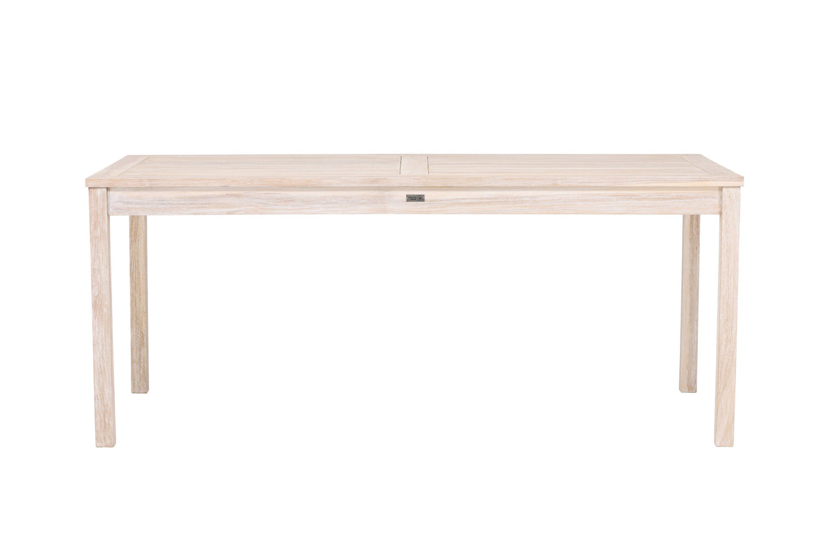 Rechteckiger Gartentisch Kenya in Whitewash präsentiert im Onlineshop von KAQTU Design AG. Gartentisch ist von Venture Home