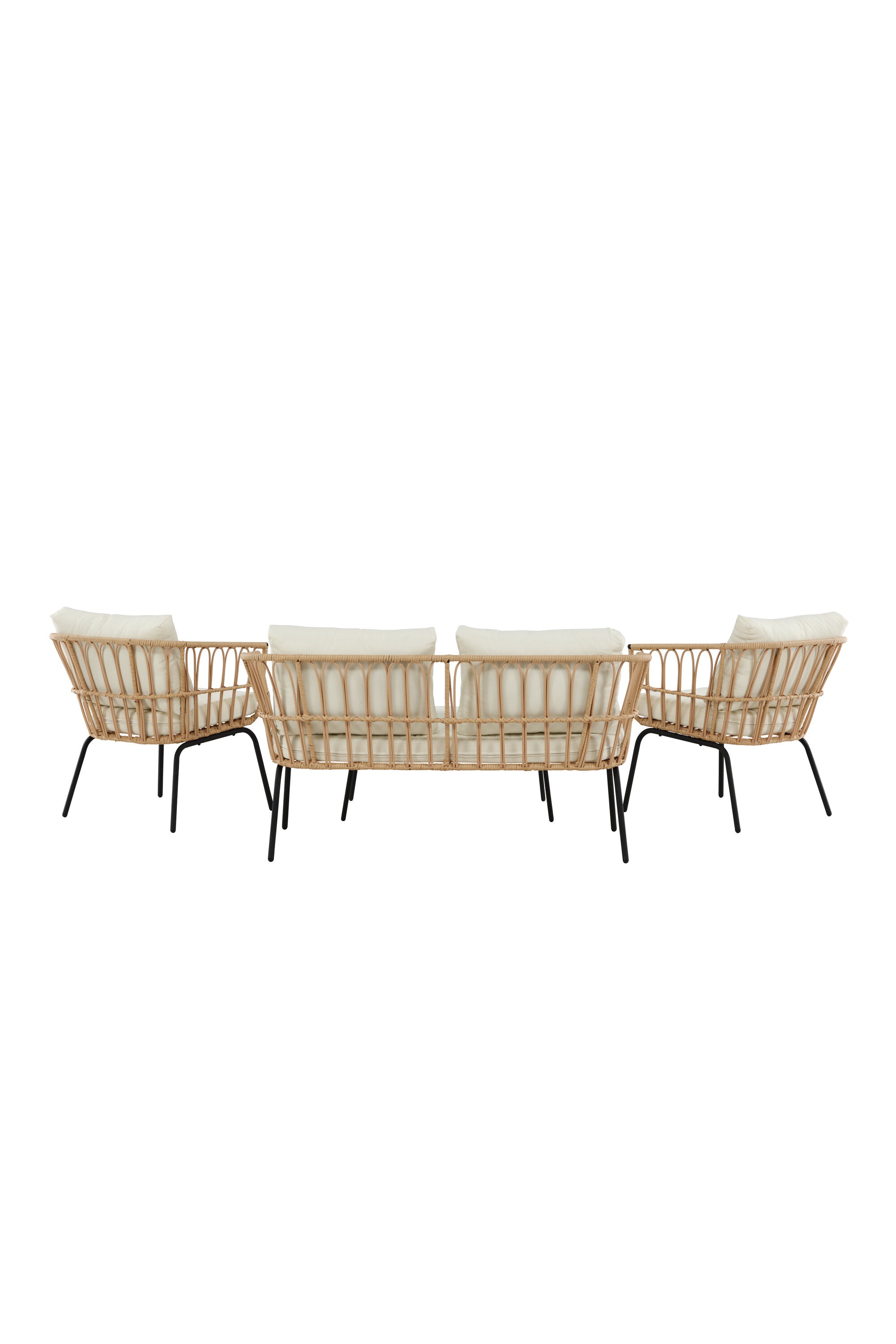Das Ortigia Lounge Set von Venture Home bietet elegantes Design und Komfort, perfekt für Garten oder Terrasse.
