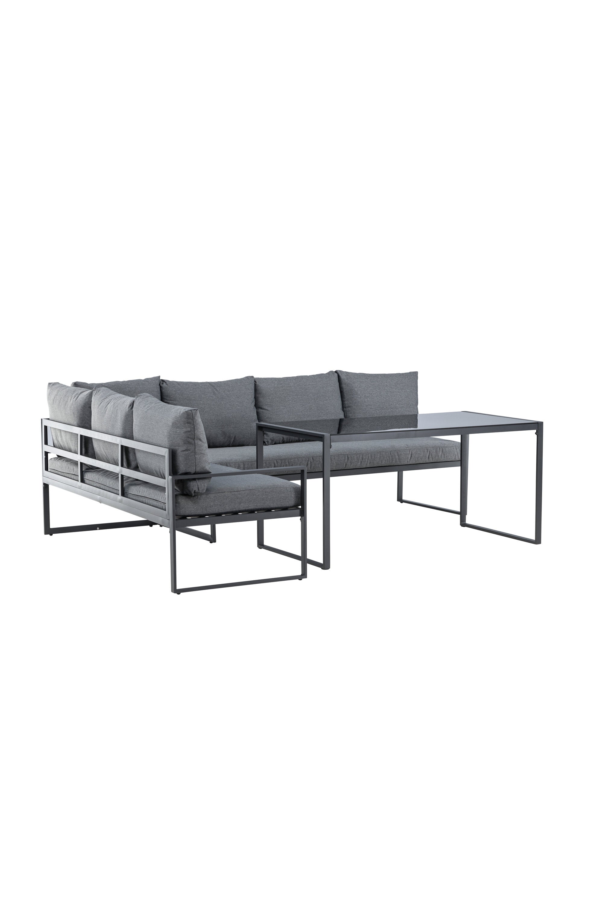 Das Zingaro Ecksofa-Set von Venture Home bietet stilvolles Design und Komfort, ideal für moderne Wohnräume.