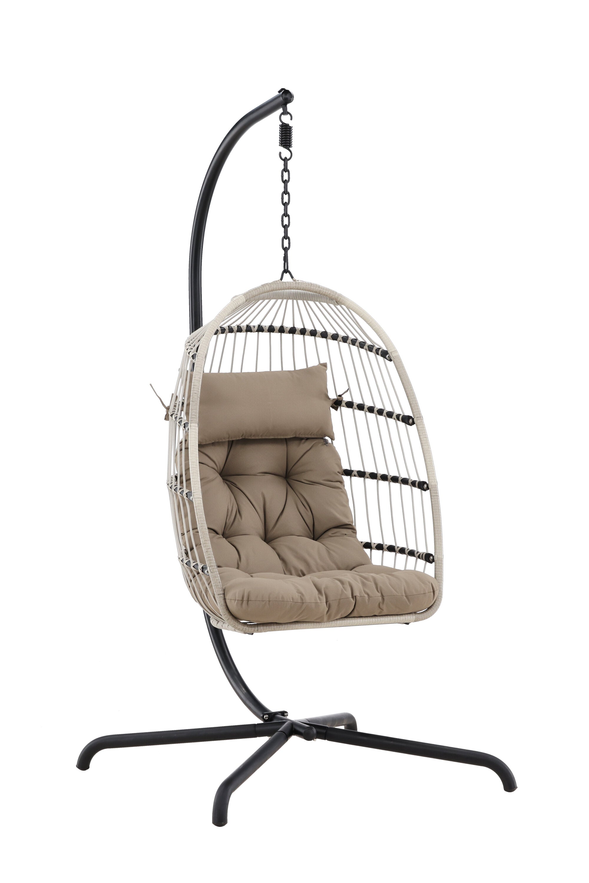 Der Trezza Hängesessel von Venture Home kombiniert modernes Design mit Komfort für entspannte Momente in Ihrem Zuhause.