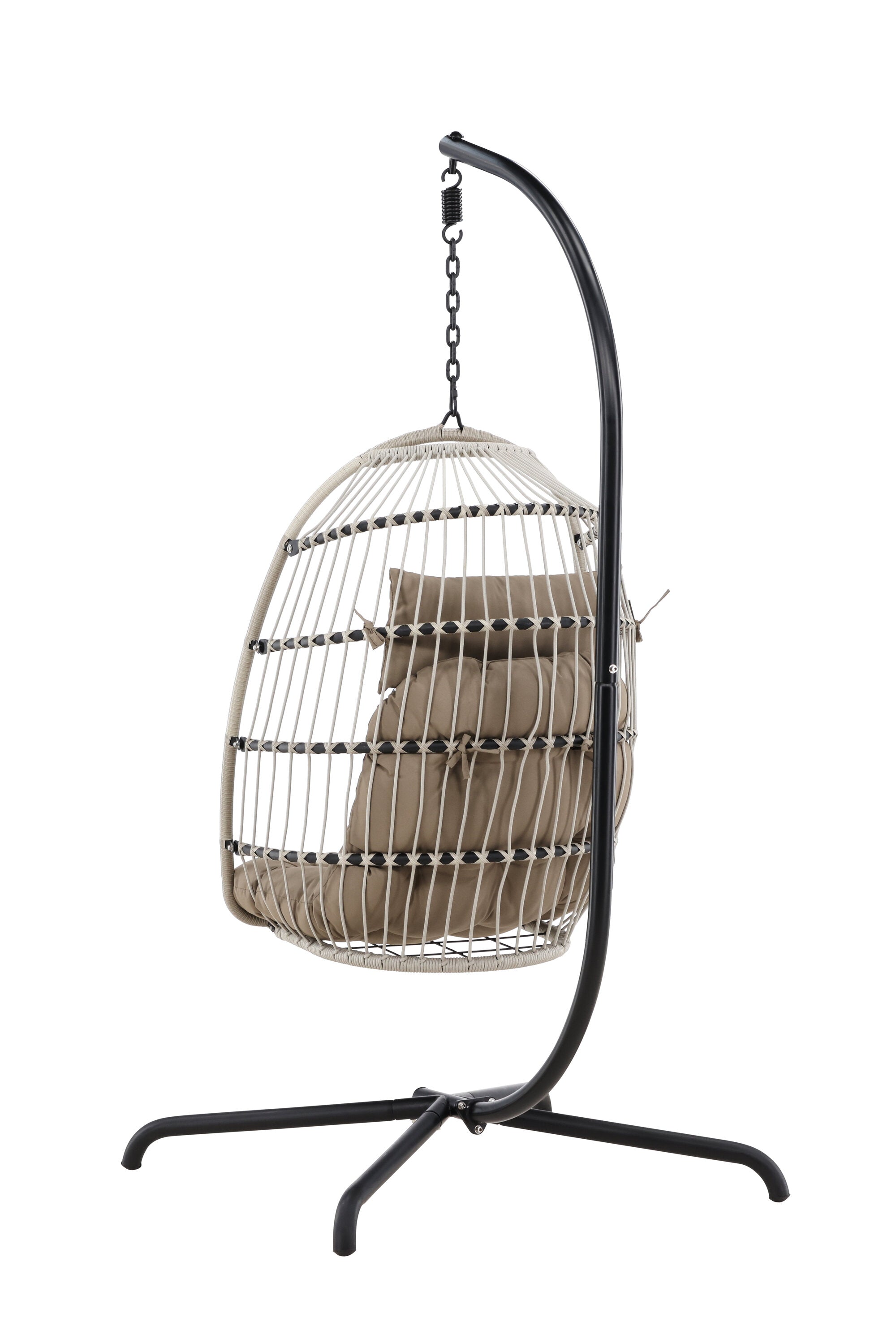 Der Trezza Hängesessel von Venture Home bietet stilvolles Design und Komfort für entspannte Stunden im modernen Zuhause.