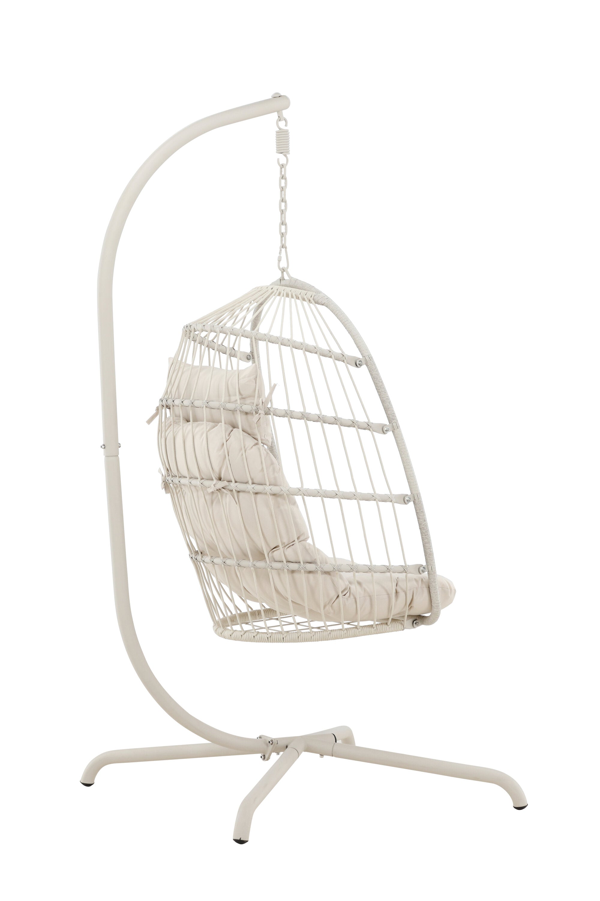 Der Trezza Hängesessel von Venture Home bietet stilvolles Design und gemütlichen Komfort für Ihre Entspannung.