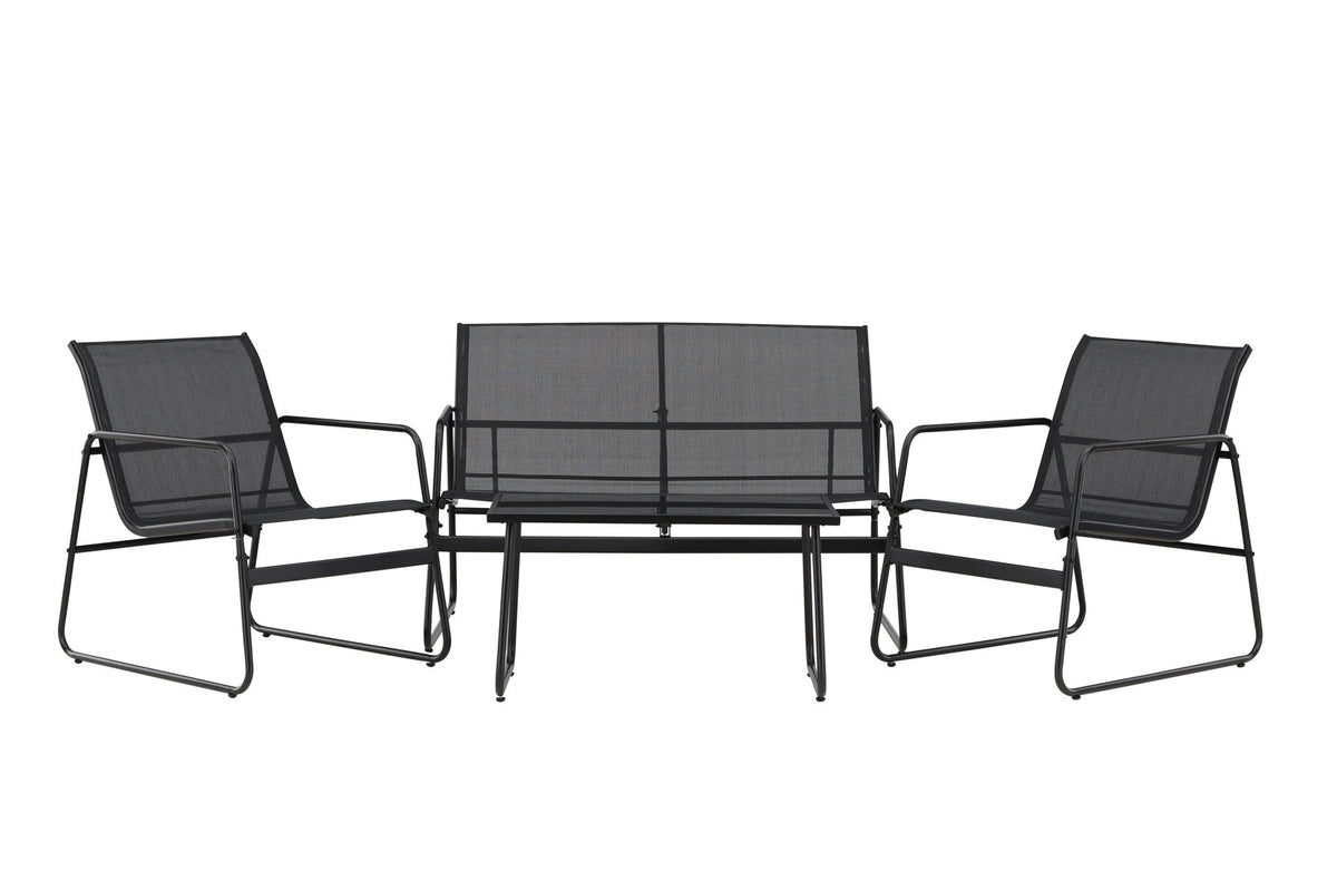 Scopello Sofa Set in Schwarz präsentiert im Onlineshop von KAQTU Design AG. Loungeset ist von Venture Home