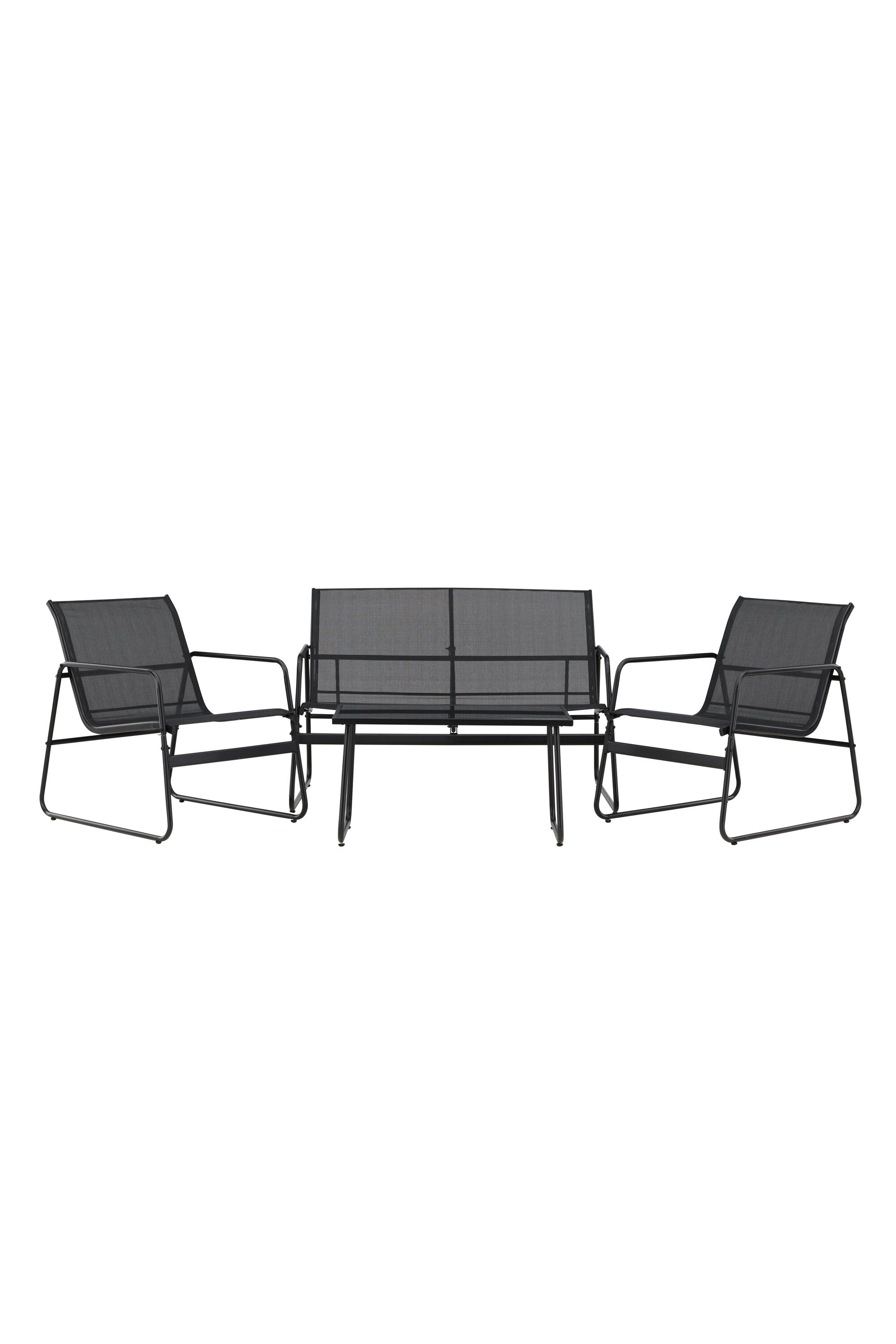 Luxuriöses Scopello Sofa Set: Robuster Stahlrahmen, elegantes Design, ideal für stilvolle Entspannung im Freien.