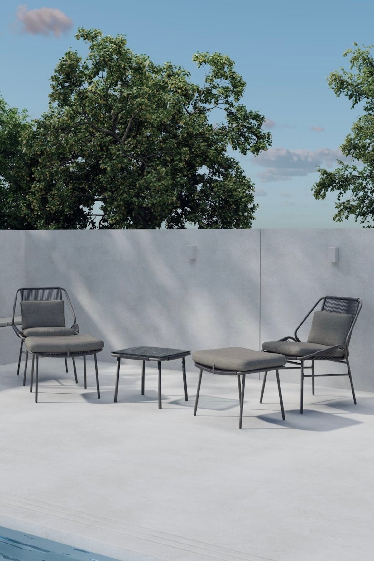 Zakynthos Lounge-Set in präsentiert im Onlineshop von KAQTU Design AG. Loungeset ist von Venture Home