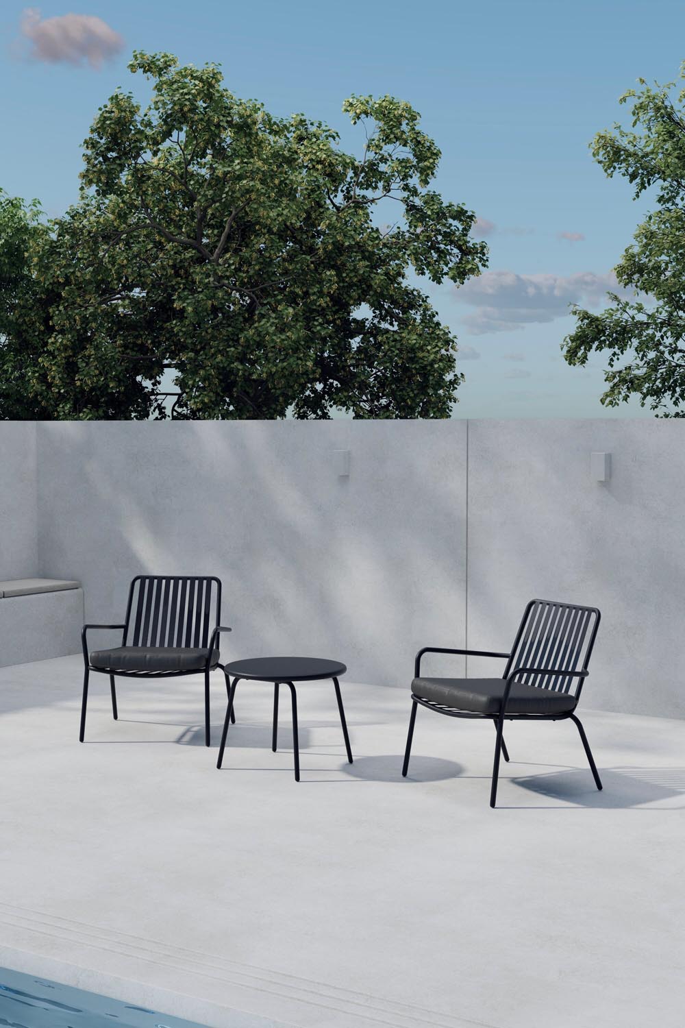 Mykonos Lounge-Set in präsentiert im Onlineshop von KAQTU Design AG. Loungeset ist von Venture Home