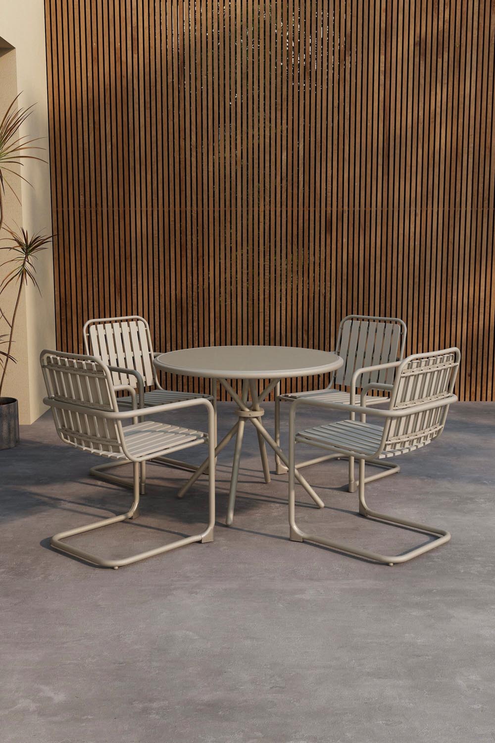 Chios Dining Set in präsentiert im Onlineshop von KAQTU Design AG. Gartentischset ist von Venture Home