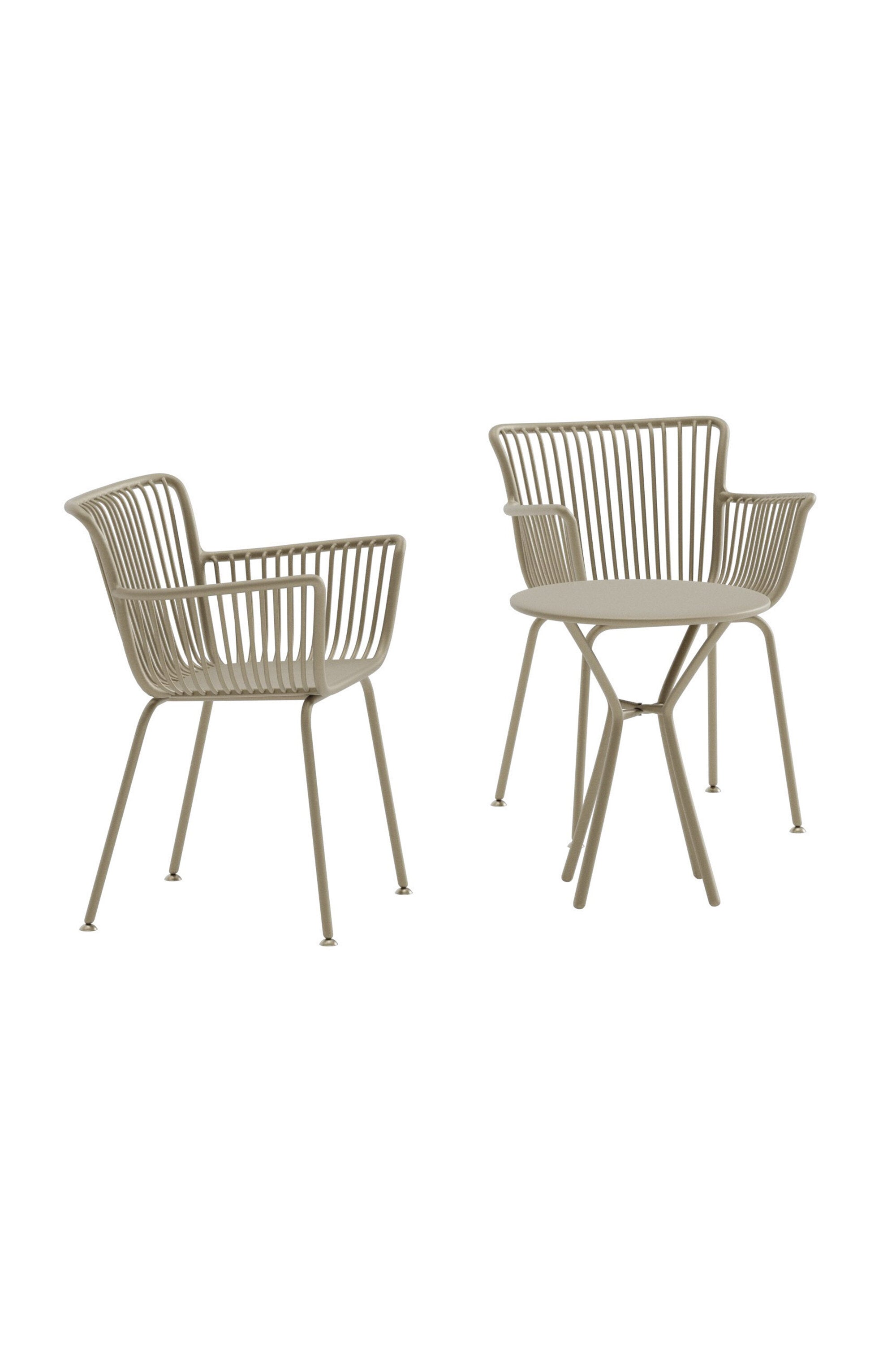 Sifnos Café Set in präsentiert im Onlineshop von KAQTU Design AG. Gartentischset ist von Venture Home