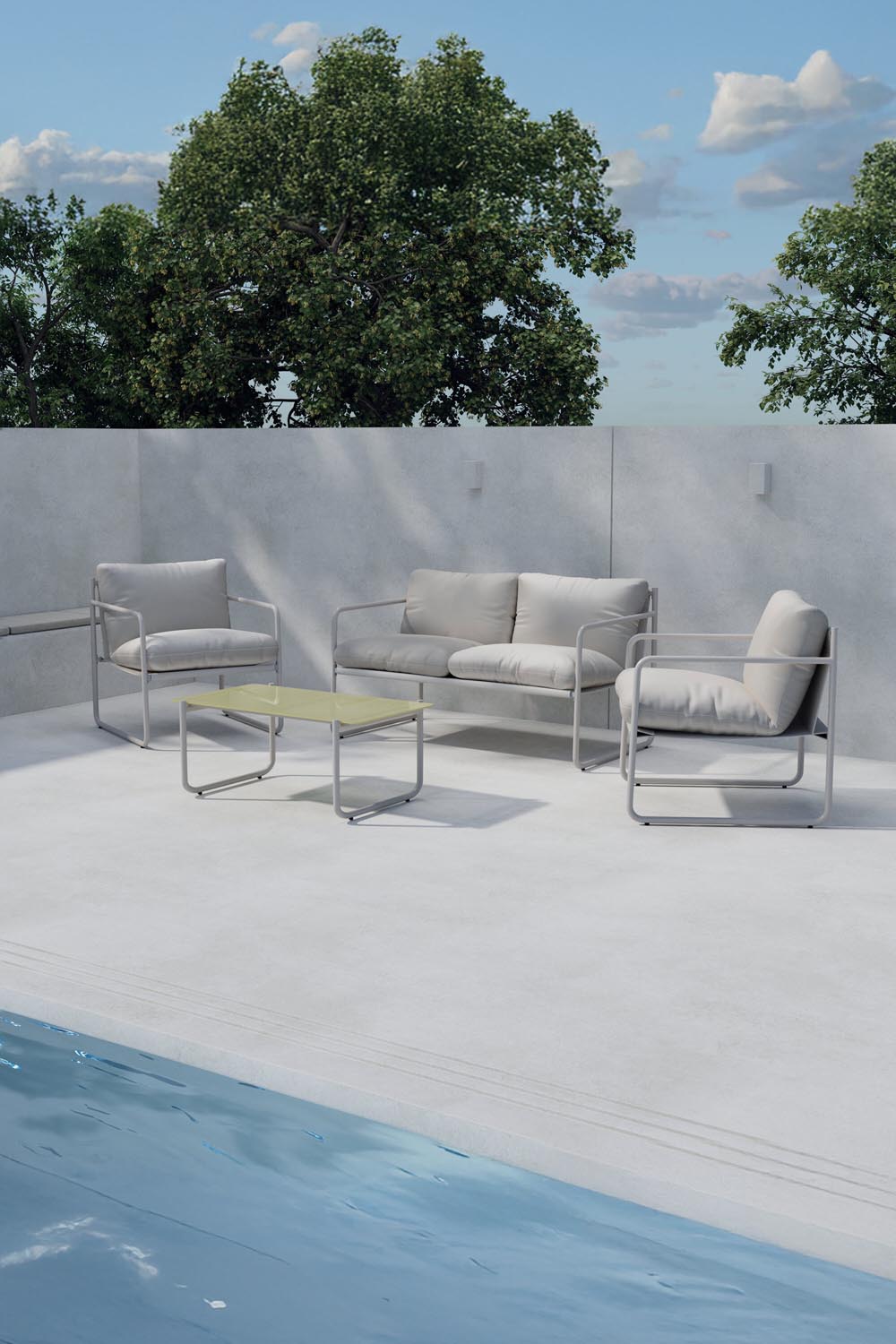 Thassos Sofa Set in präsentiert im Onlineshop von KAQTU Design AG. Loungeset ist von Venture Home