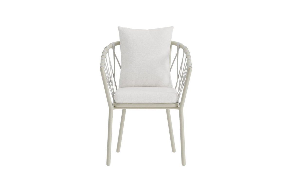 Linos Esszimmerstuhl in Weiss präsentiert im Onlineshop von KAQTU Design AG. Stuhl ist von Venture Home