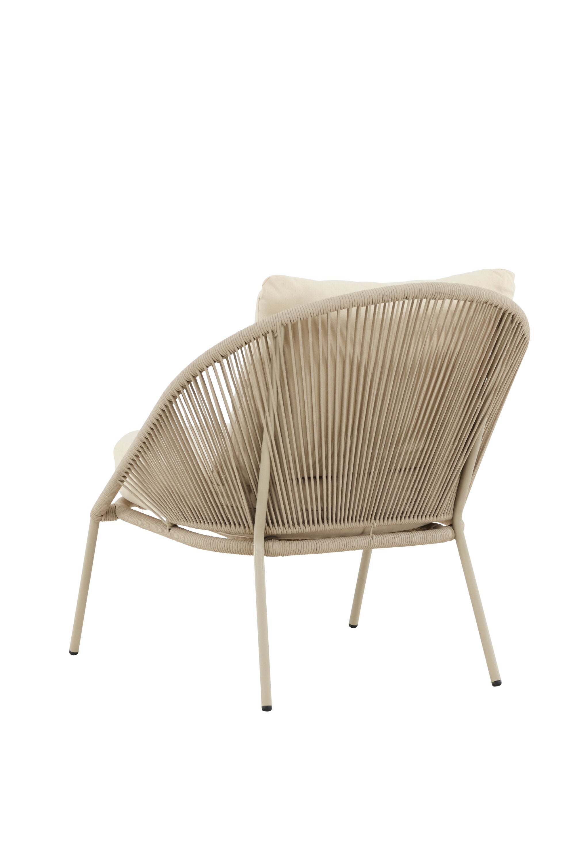 Lindos Loungestuhl in Beige präsentiert im Onlineshop von KAQTU Design AG. Outdoor-Sessel ist von Venture Home