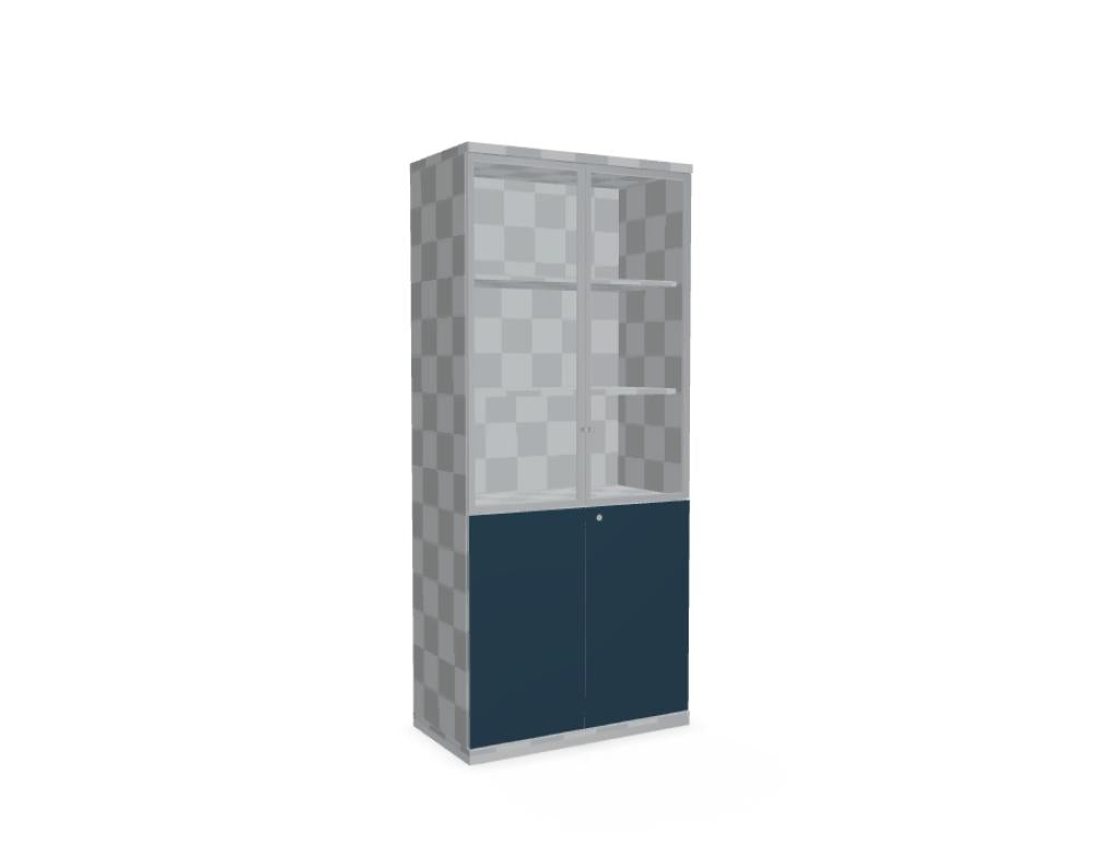 Color A5404HZW - Vitrine in Aluminium präsentiert im Onlineshop von KAQTU Design AG. Vitrine ist von Mdd