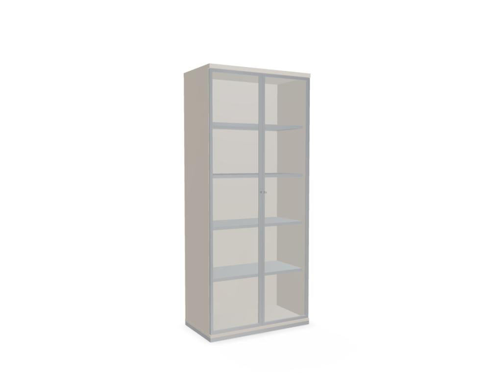 Standard A5504TMW - Vitrine in Weiss Pastell präsentiert im Onlineshop von KAQTU Design AG. Vitrine ist von Mdd