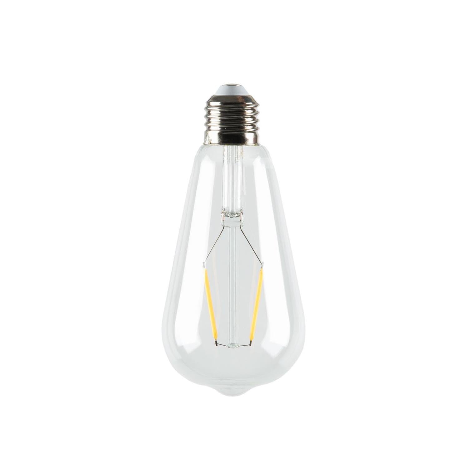 Tubular LED Glühbirne Bulb E27 4W in Klar, Weiss präsentiert im Onlineshop von KAQTU Design AG. Leuchtmittel ist von Kave Home