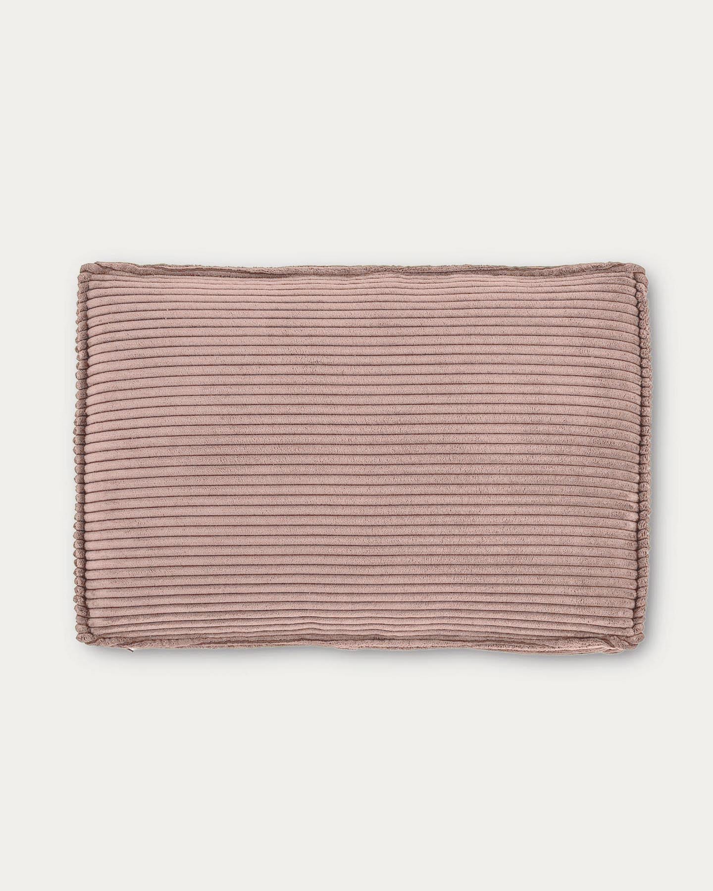 Kissen Blok, schwer entflammbar mit dickem Cord in Rosa, 40 x 60 cm in Rosa präsentiert im Onlineshop von KAQTU Design AG. Deko Kissen ist von Kave Home