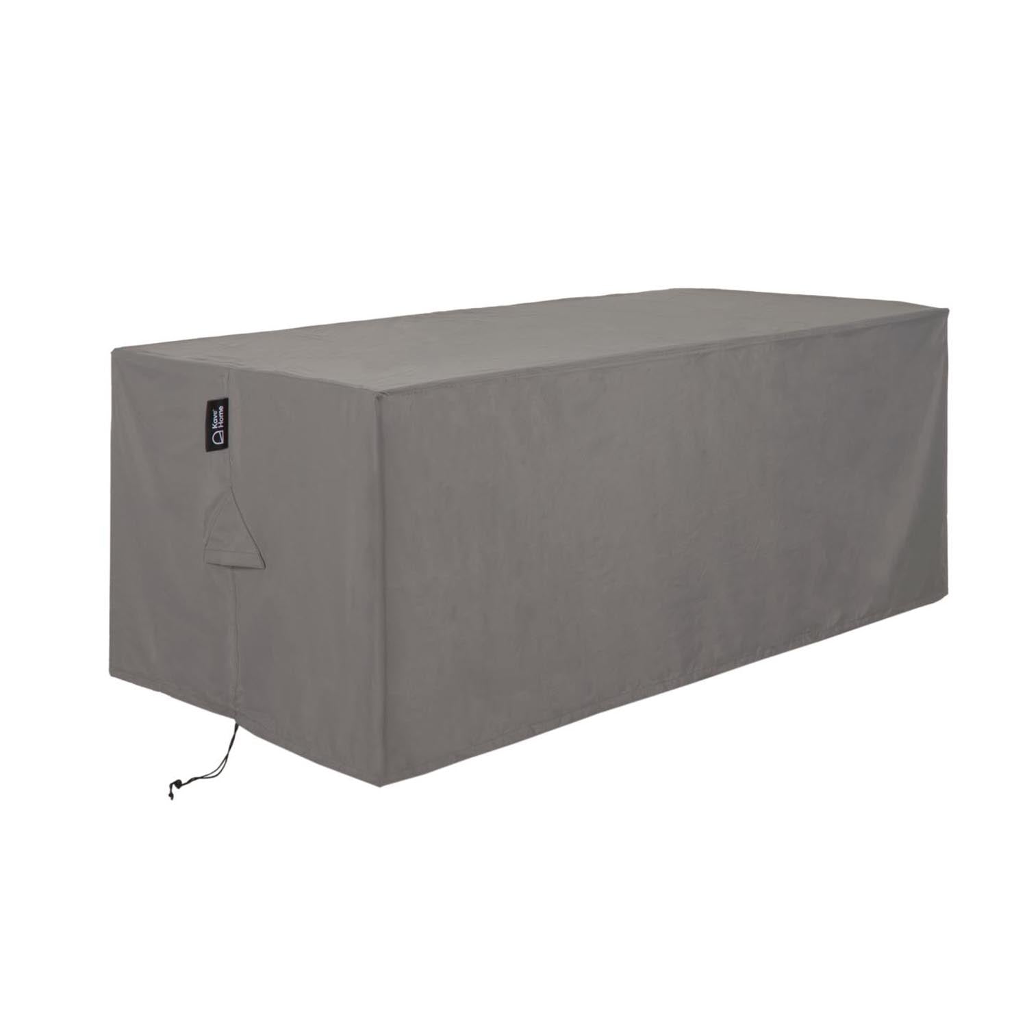 Iria Schutzhülle für grossen rechteckigen Outdoor-Tisch max. 210 x 110 cm in Grau präsentiert im Onlineshop von KAQTU Design AG. Outdoor-Accessoire ist von Kave Home