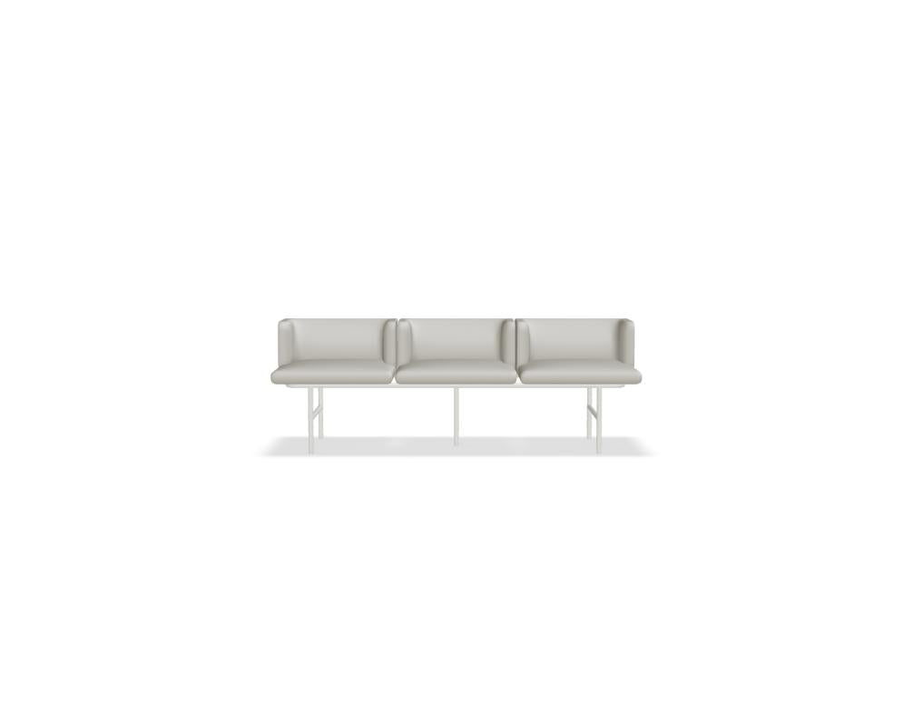 Agora AR19 - Sitzsystem in Weiss präsentiert im Onlineshop von KAQTU Design AG. Sofa ist von Mdd