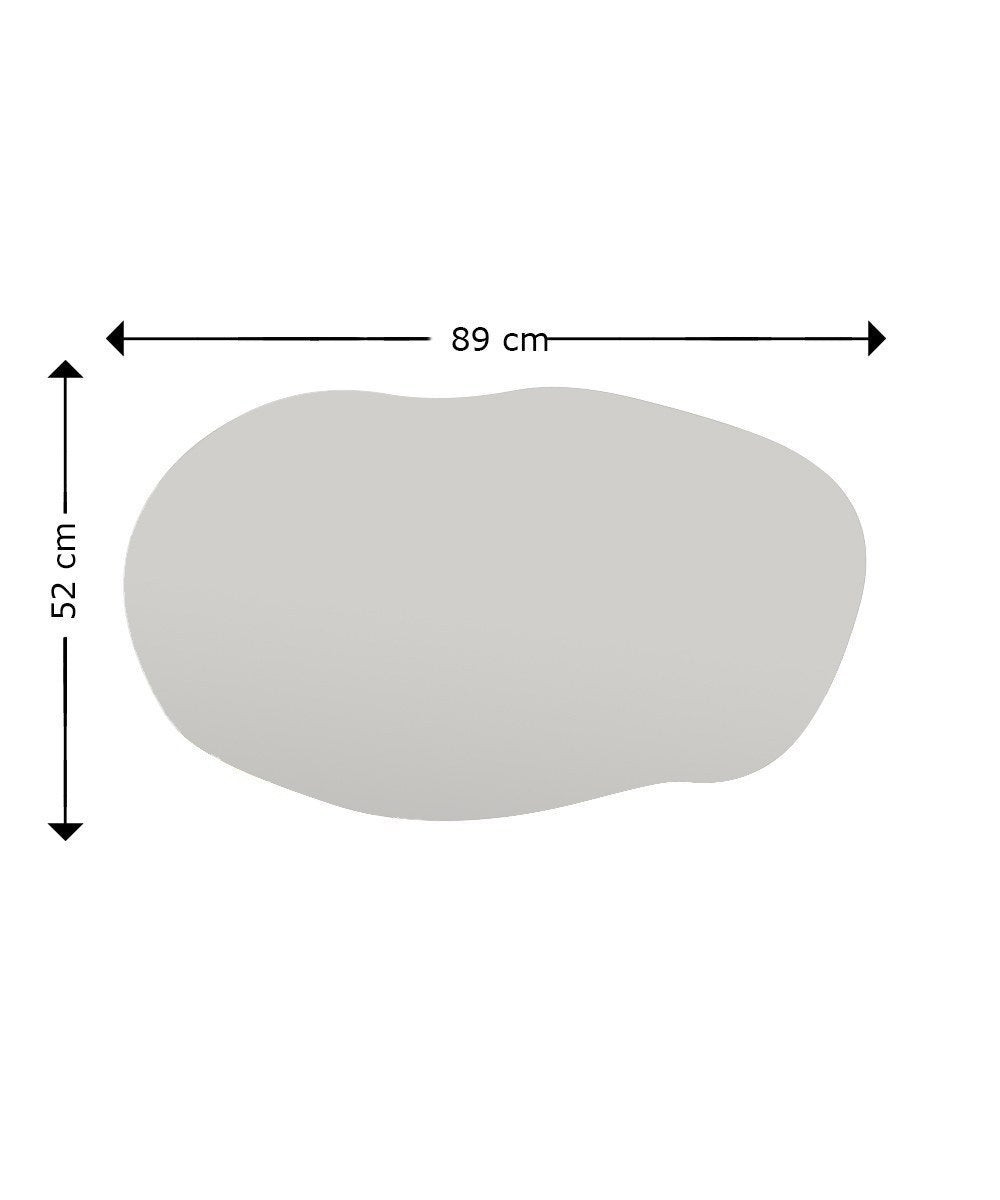 Lossa Spiegel - Schwarz in Schwarz präsentiert im Onlineshop von KAQTU Design AG. Wandspiegel ist von Hanah Home