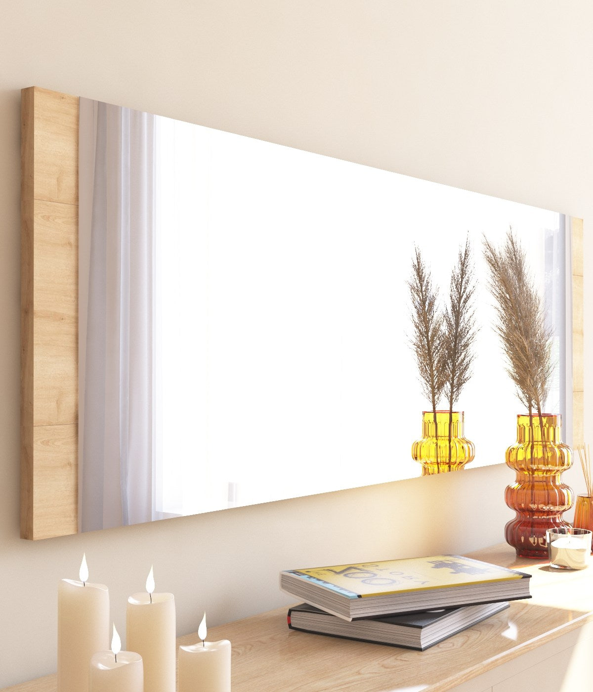 Azus Spiegel - Natürlich in Natürlich präsentiert im Onlineshop von KAQTU Design AG. Wandspiegel ist von Hanah Home