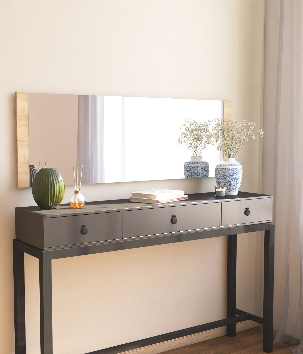 Verleihen Sie Ihrem Zuhause mit dem Azus Spiegel von Hanah Home einen Hauch von Eleganz. Sein schlichtes, natürliches Design passt perfekt in jeden Raum und reflektiert Ihren individuellen Stil.