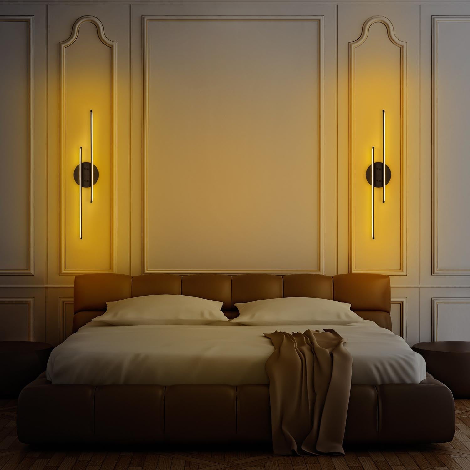 Entdecken Sie die Umut Wandleuchte von Opviq in elegantem Schwarz. Perfekt für stilvolle Beleuchtung und eine einladende Raumgestaltung.