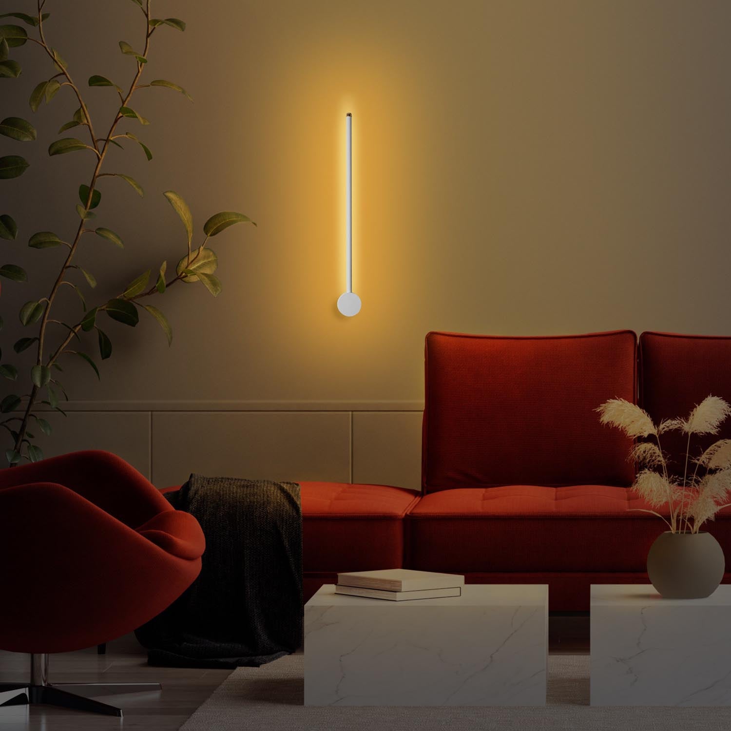 Verleihen Sie Ihrem Zuhause mit der weißen Sword Wandleuchte von Opviq einen Hauch von Eleganz. Diese stilvolle Lampe kombiniert modernes Design mit effizienter LED-Beleuchtung.