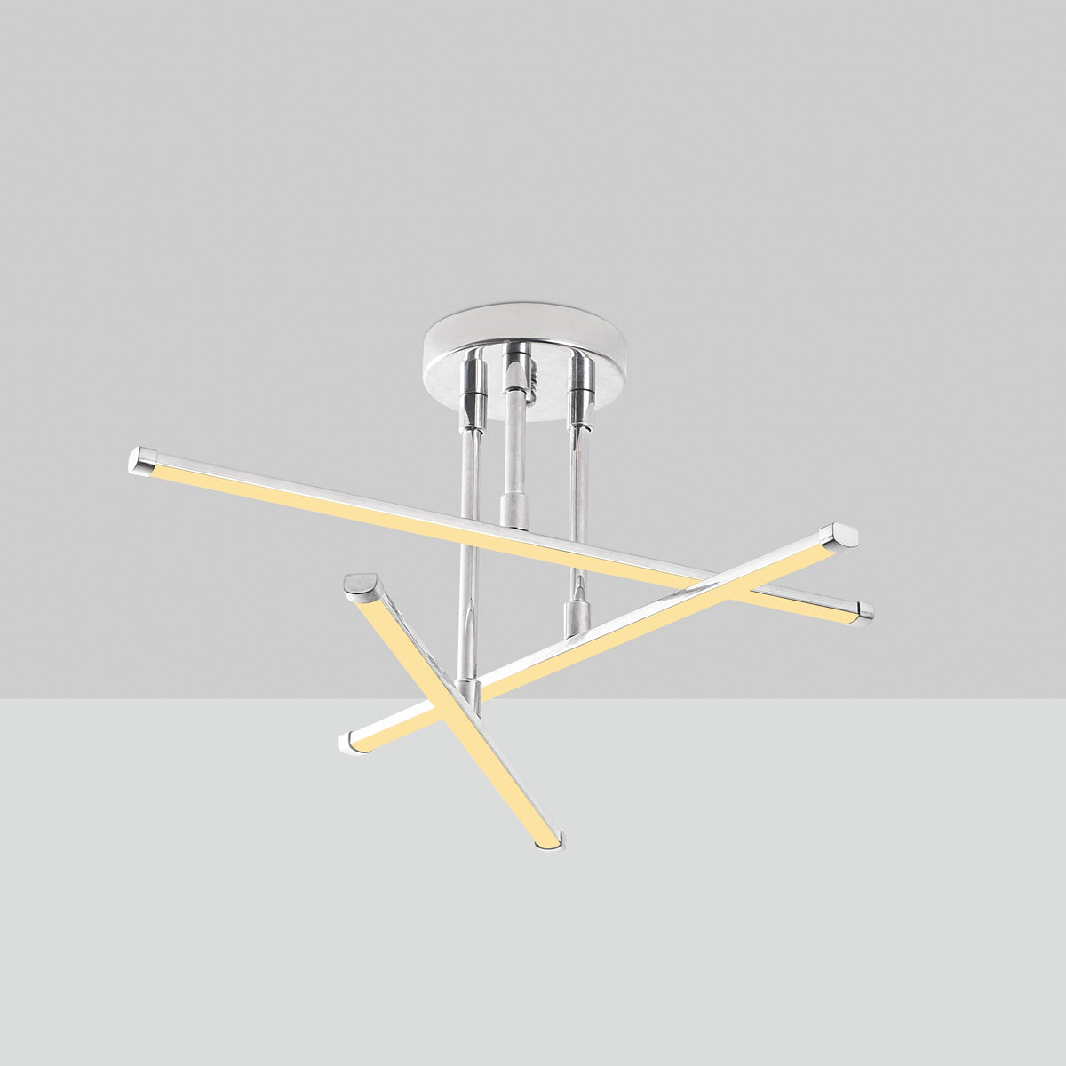 Ledflower Deckenleuchte - Chrome in Chrome präsentiert im Onlineshop von KAQTU Design AG. Deckenleuchte ist von Opviq
