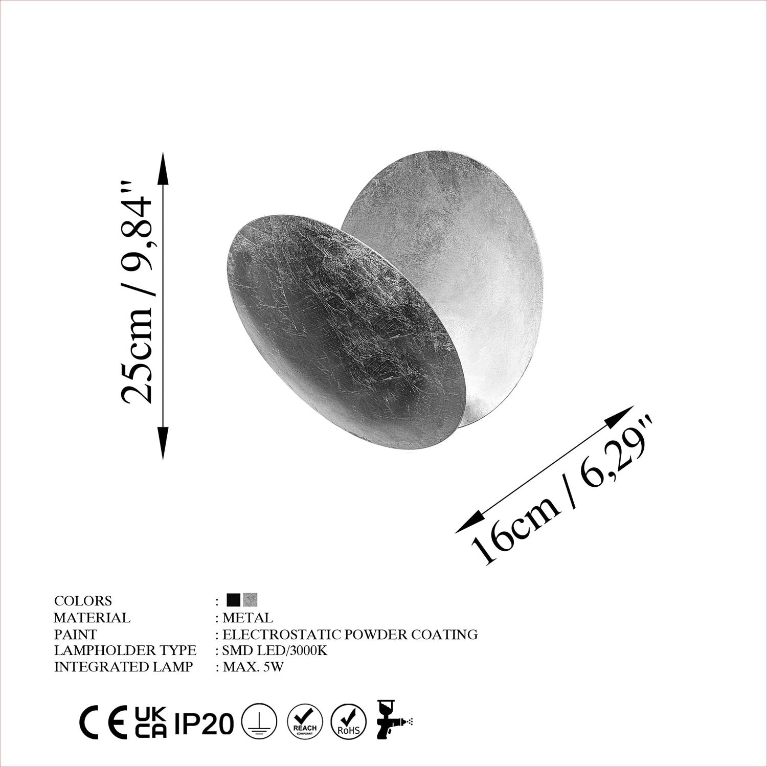 Elegante Yosma Wandleuchte in Silber von Opviq. Ideal für warmes Licht und stilvolle Akzente in jedem Raum. Verleihen Sie Ihrem Zuhause einen Hauch von Raffinesse!