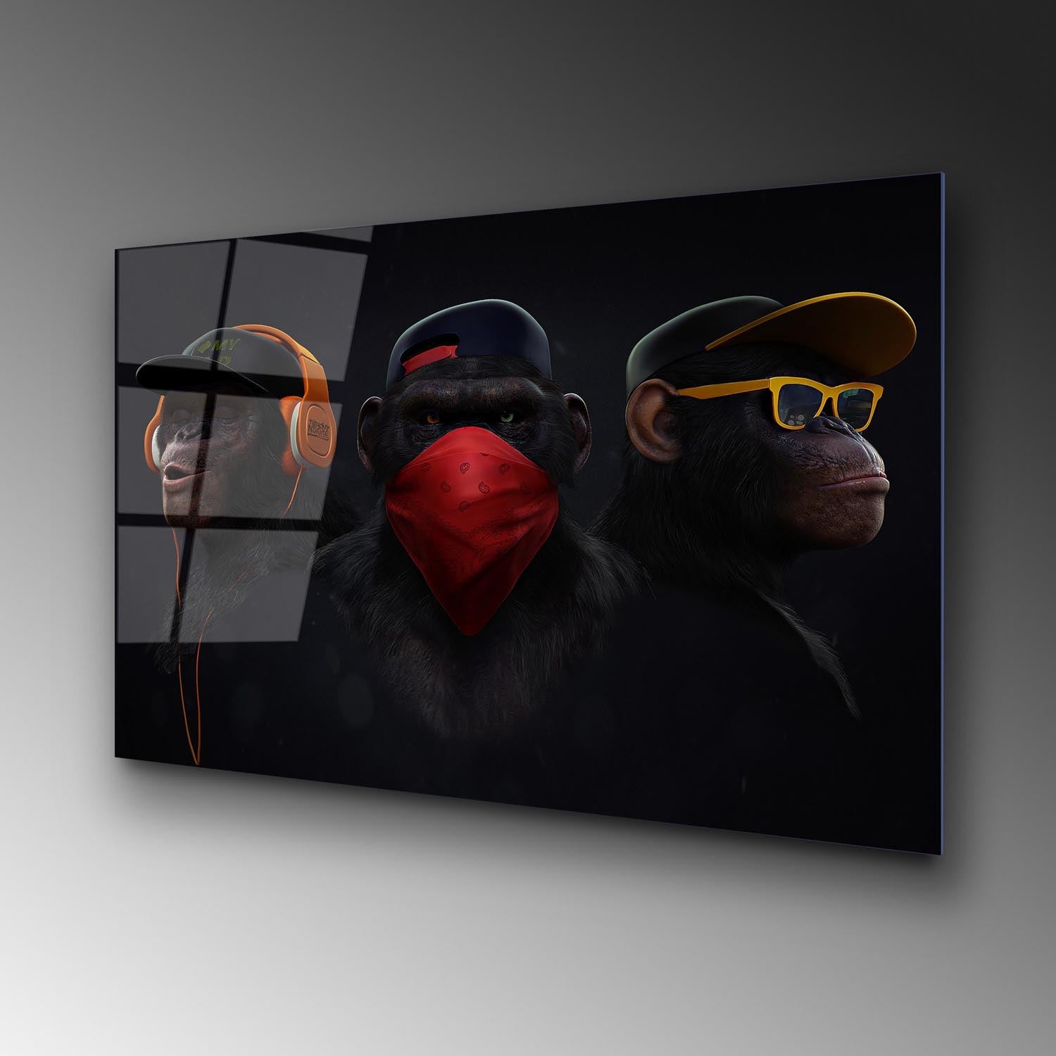 Verleihen Sie Ihrem Raum mit dem mehrfarbigen UV Bild von Wallity einen Hauch von Kunst und Stil. Perfekt für jedes Zuhause!