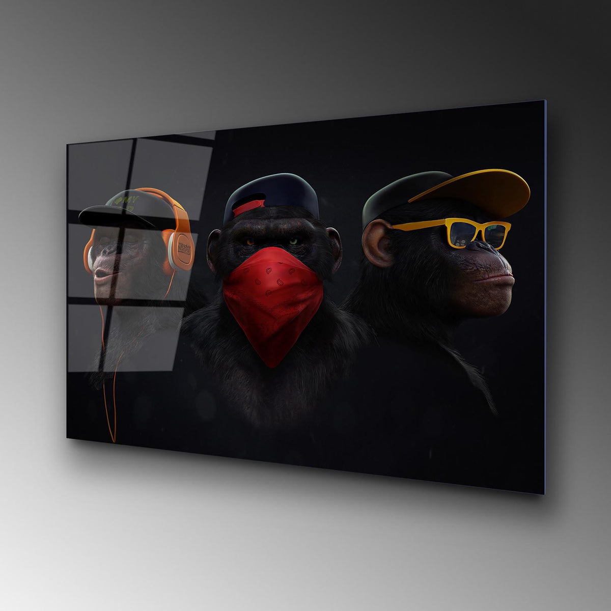 UV Bild - Mehrfarbig in Mehrfarbig präsentiert im Onlineshop von KAQTU Design AG. Bild ist von Wallity