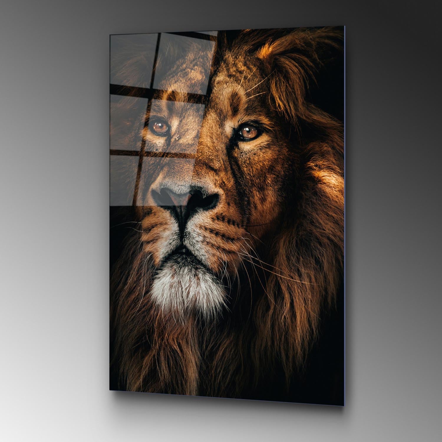 Verleihen Sie Ihrem Zuhause mit dem mehrfarbigen UV-Bild von Wallity einen Hauch von Eleganz. Dieses gehärtete Glasgemälde ist ein echter Blickfang!