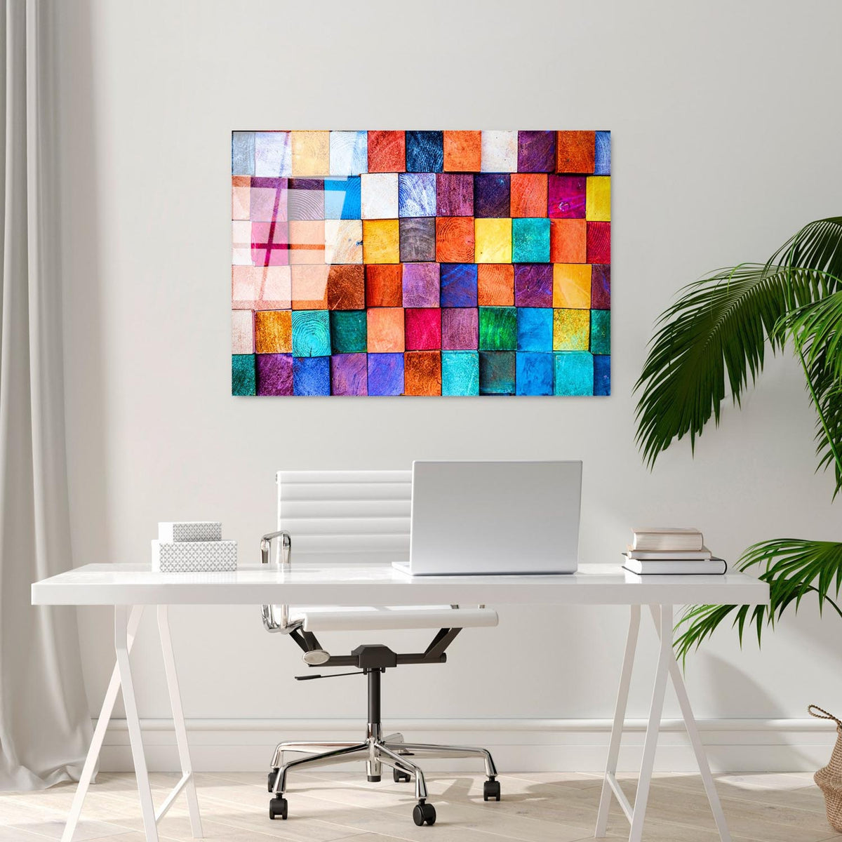 UV Bild - Mehrfarbig in Mehrfarbig präsentiert im Onlineshop von KAQTU Design AG. Bild ist von Wallity