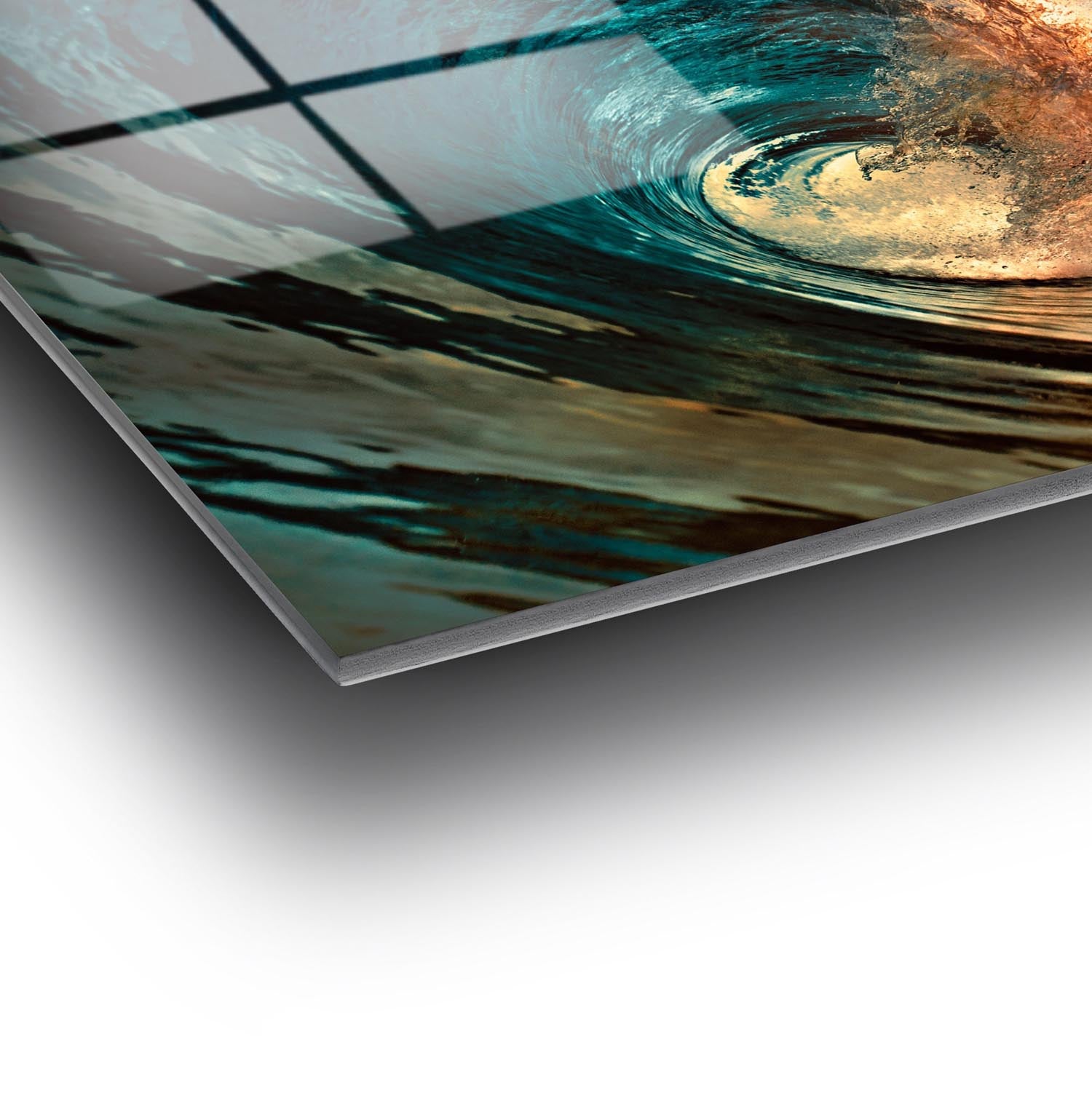 Verleihen Sie Ihrem Raum mit dem mehrfarbigen UV-Bild von Wallity einen Hauch von Eleganz. Dieses gehärtete Glasgemälde ist ein langlebiges Kunstwerk, das Emotionen weckt und jeden Raum aufwertet.