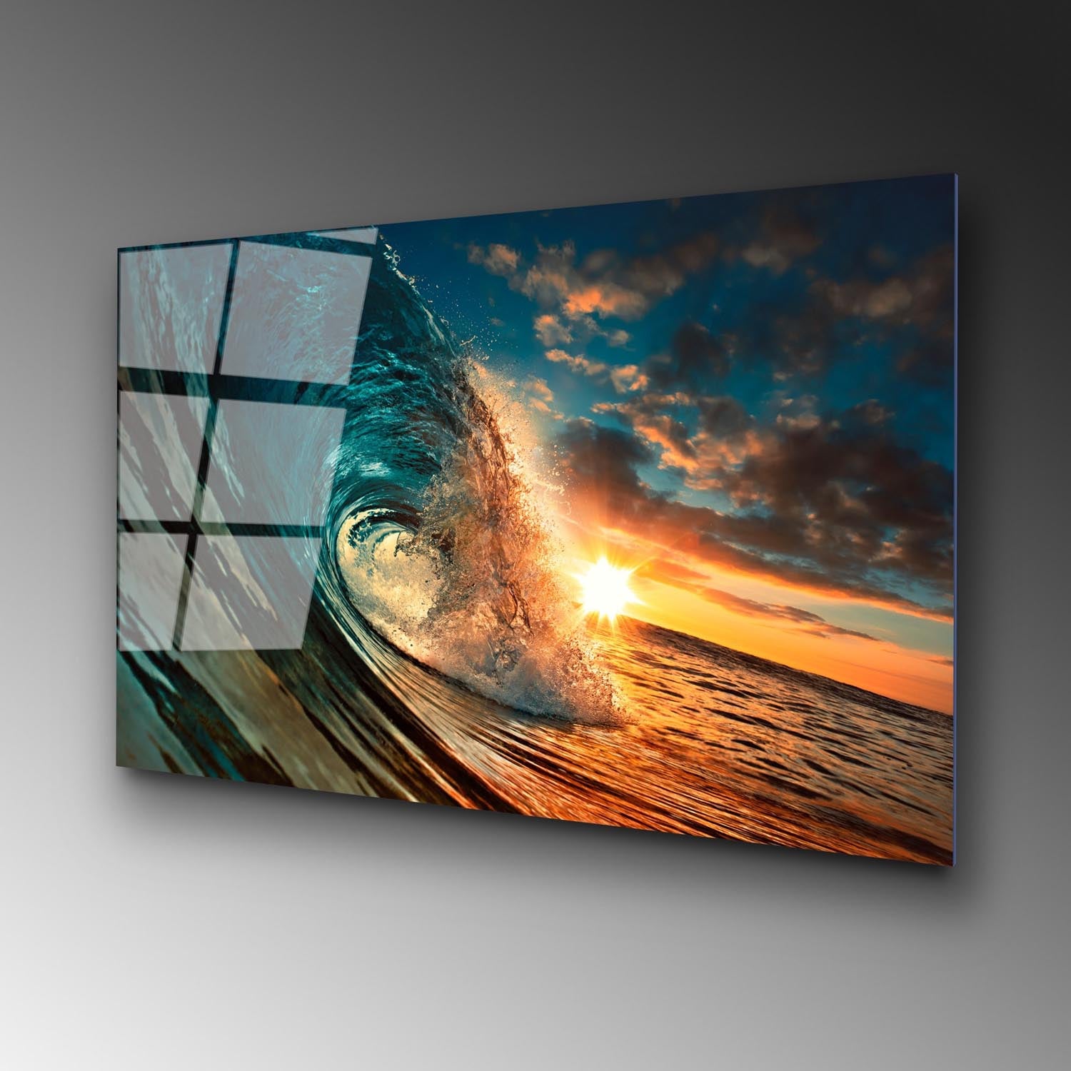 Bringen Sie Farbe und Stil in Ihr Zuhause mit dem mehrfarbigen UV-Bild von Wallity. Dieses elegante Glasgemälde ist nicht nur langlebig, sondern auch ein emotionales Highlight für jeden Raum.