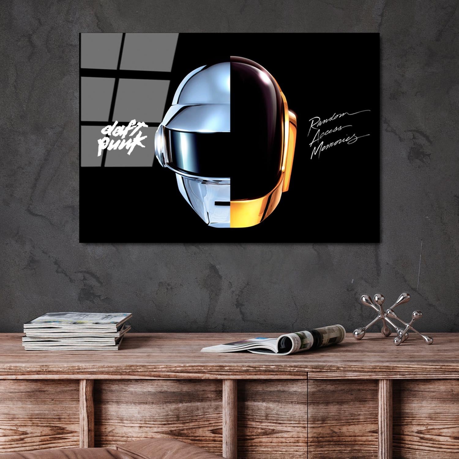 Entdecken Sie das beeindruckende UV-335 Kunstwerk von Wallity. Dieses 50 x 70 cm große, mehrfarbige Gemälde aus gehärtetem Glas verleiht jedem Raum Eleganz und Stil.