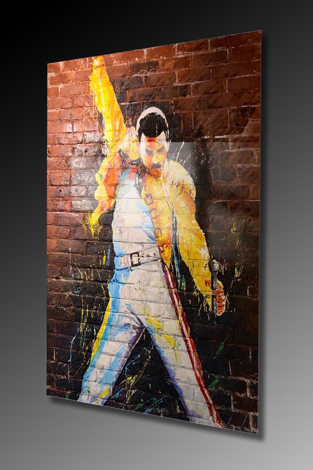 Verleihen Sie Ihrem Zuhause mit dem mehrfarbigen UV Bild von Wallity einen Hauch von Eleganz. Hochwertiges gehärtetes Glas, das begeistert!