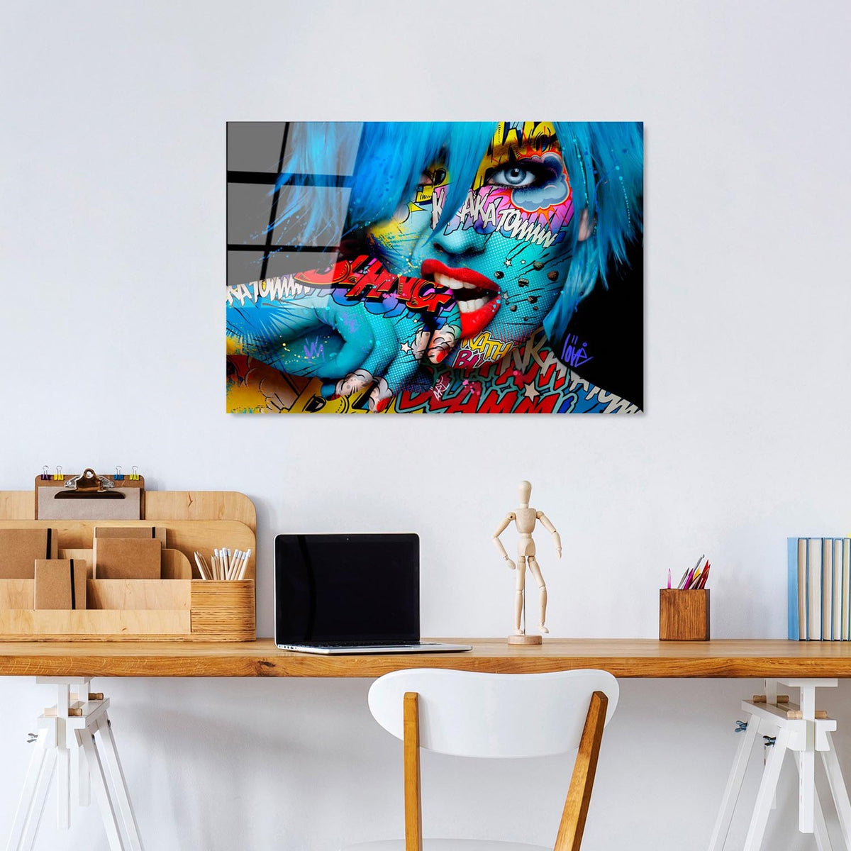 UV Bild - Mehrfarbig in Mehrfarbig präsentiert im Onlineshop von KAQTU Design AG. Bild ist von Wallity