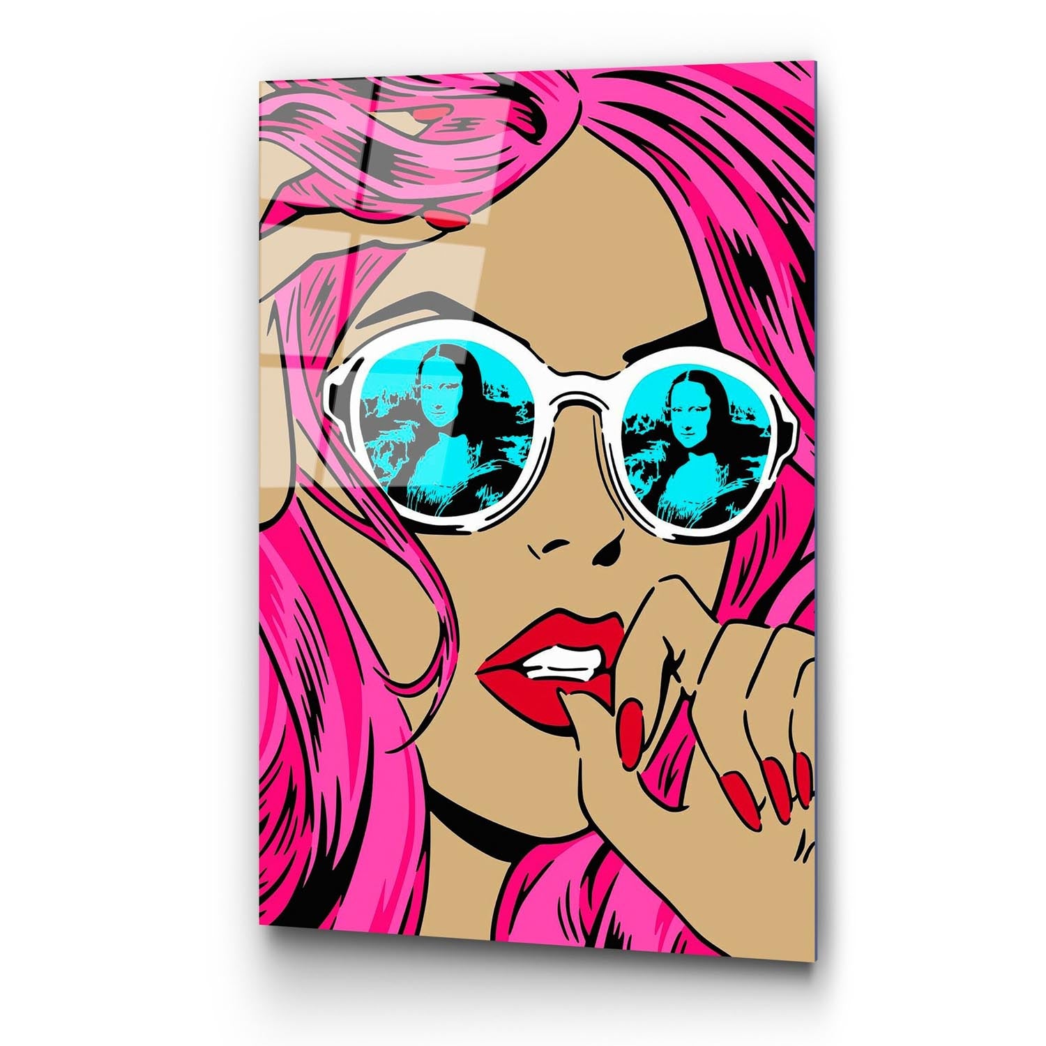 Verleihen Sie Ihrem Zuhause mit dem Wallity UV-715 70 x 100 cm aus gehärtetem Glas einen eleganten Akzent und faszinierende visuelle Tiefe.