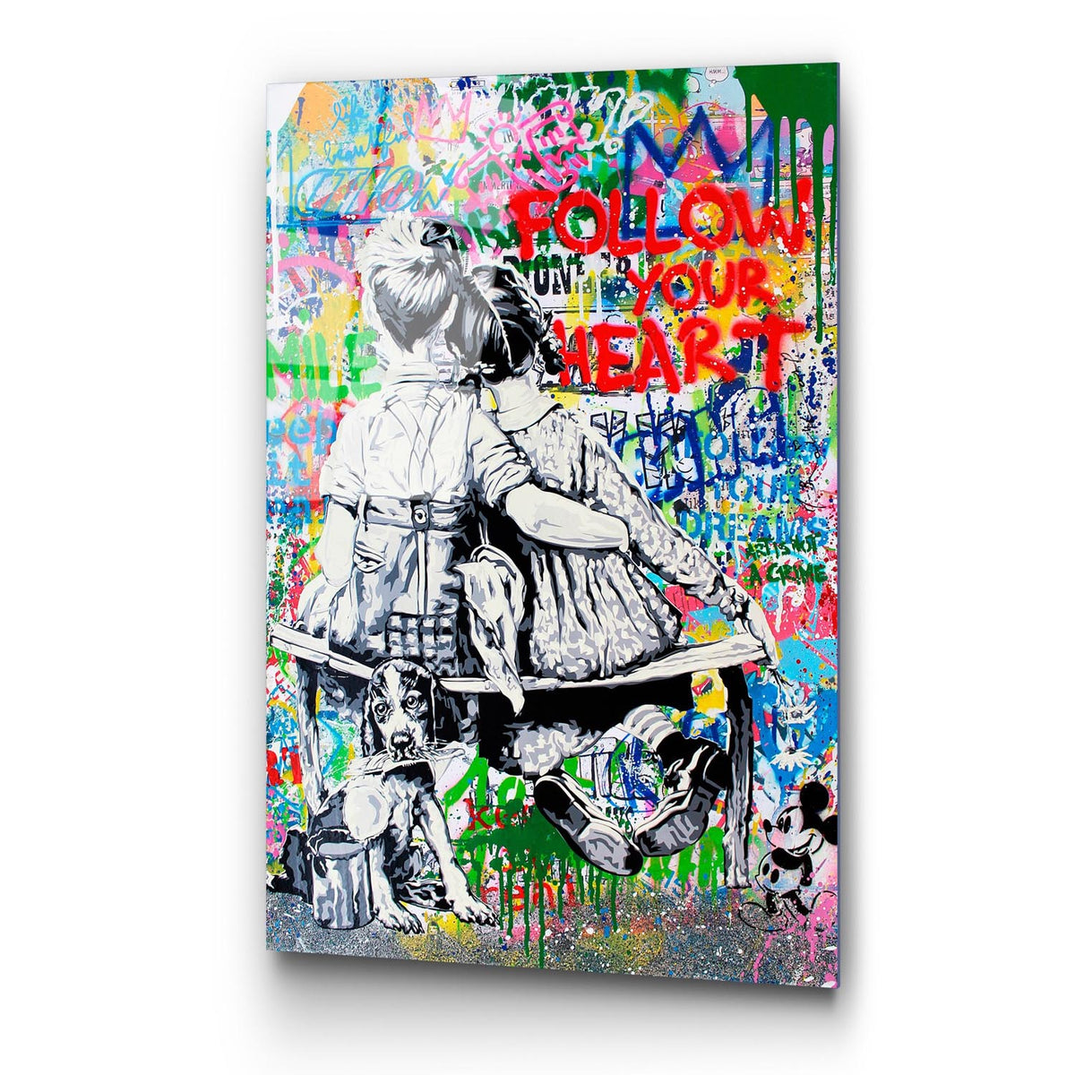 UV Bild - Mehrfarbig in Mehrfarbig präsentiert im Onlineshop von KAQTU Design AG. Bild ist von Wallity