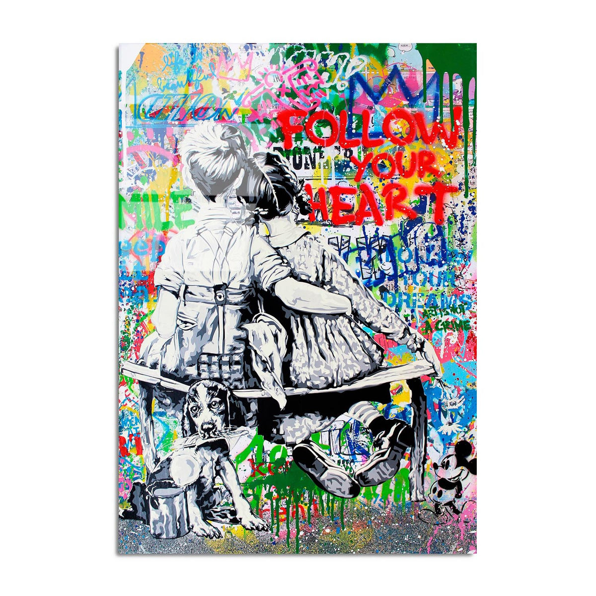 UV Bild - Mehrfarbig in Mehrfarbig präsentiert im Onlineshop von KAQTU Design AG. Bild ist von Wallity