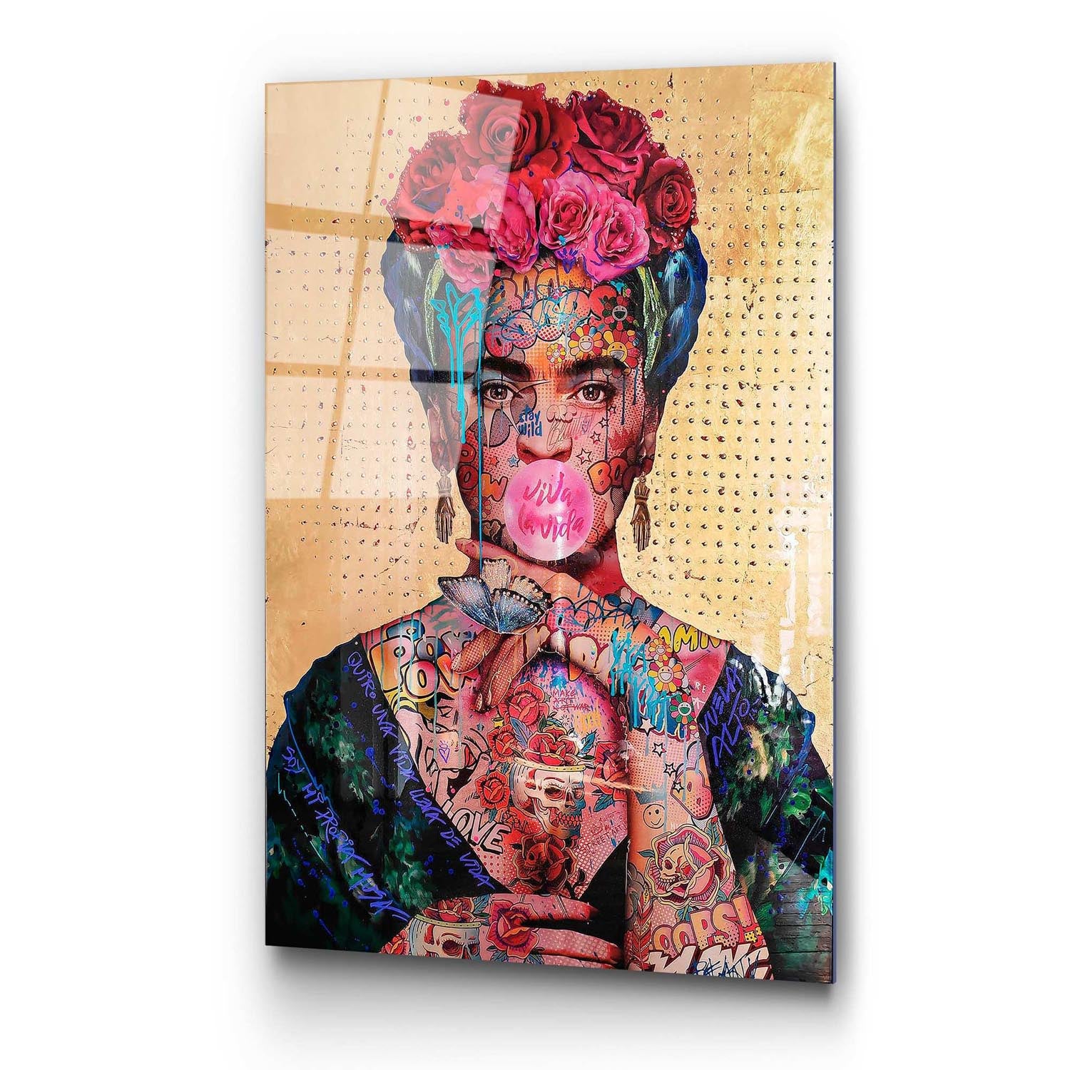 Verleihen Sie Ihrem Raum mit dem mehrfarbigen UV-Bild von Wallity einen Hauch von Eleganz! Dieses hochwertige Hartglasgemälde ist ein echter Blickfang und bringt lebendige Farben in Ihr Zuhause.