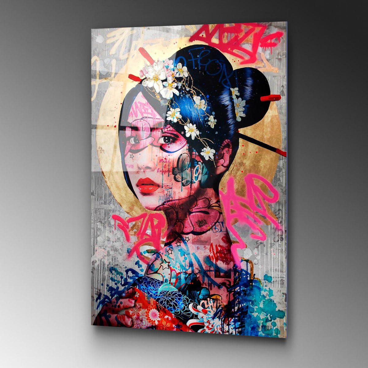 UV Bild - Mehrfarbig in Mehrfarbig präsentiert im Onlineshop von KAQTU Design AG. Bild ist von Wallity