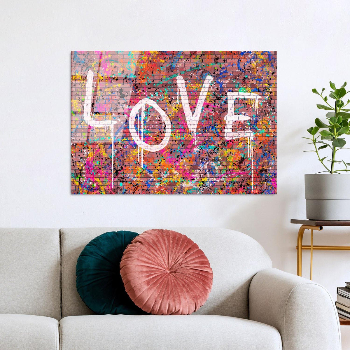 UV Bild - Mehrfarbig in Mehrfarbig präsentiert im Onlineshop von KAQTU Design AG. Bild ist von Wallity