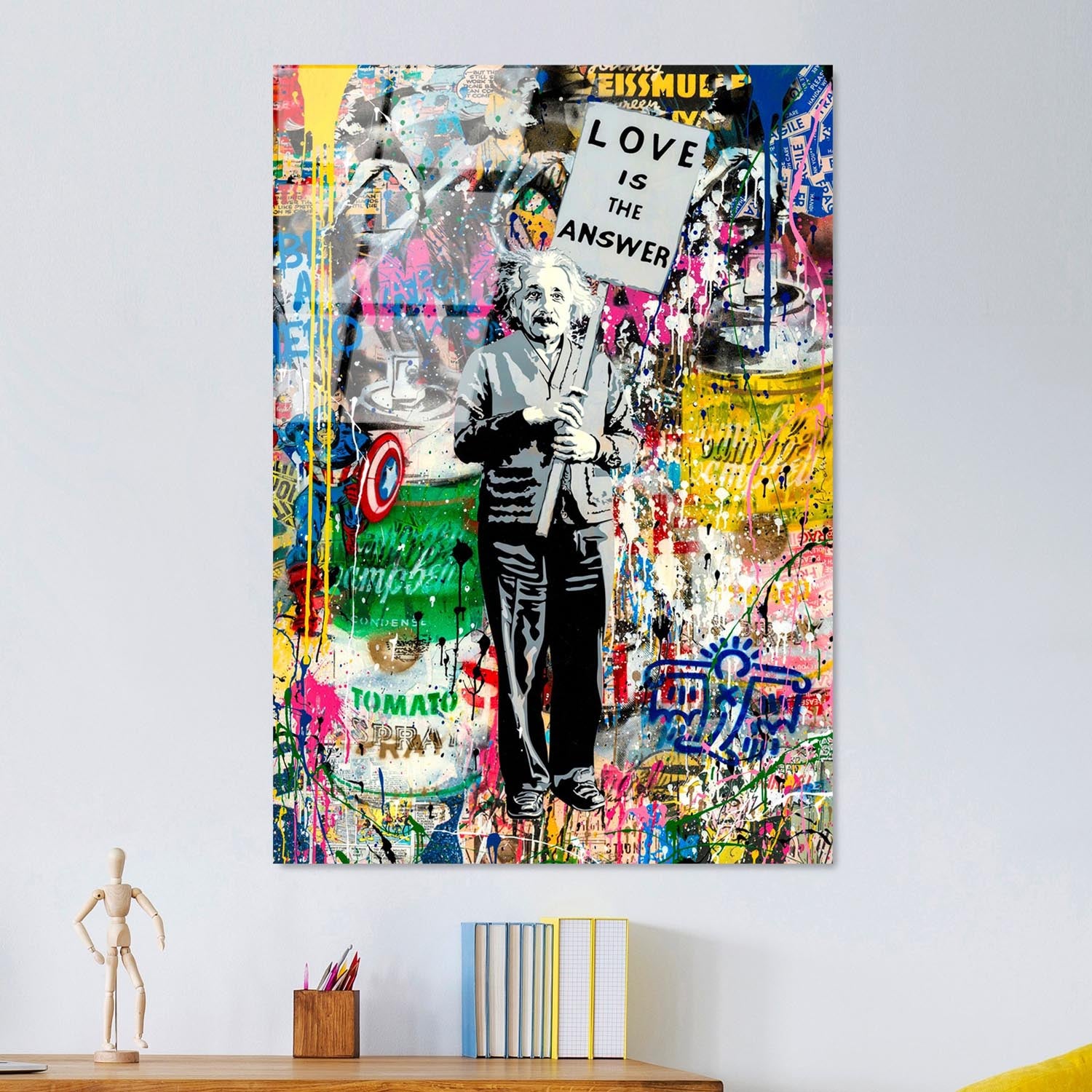 Entdecken Sie das beeindruckende UV-Bild von Wallity in Mehrfarbig! Dieses 70 x 100 cm große Kunstwerk aus gehärtetem Glas verleiht jedem Raum Eleganz und Stil.