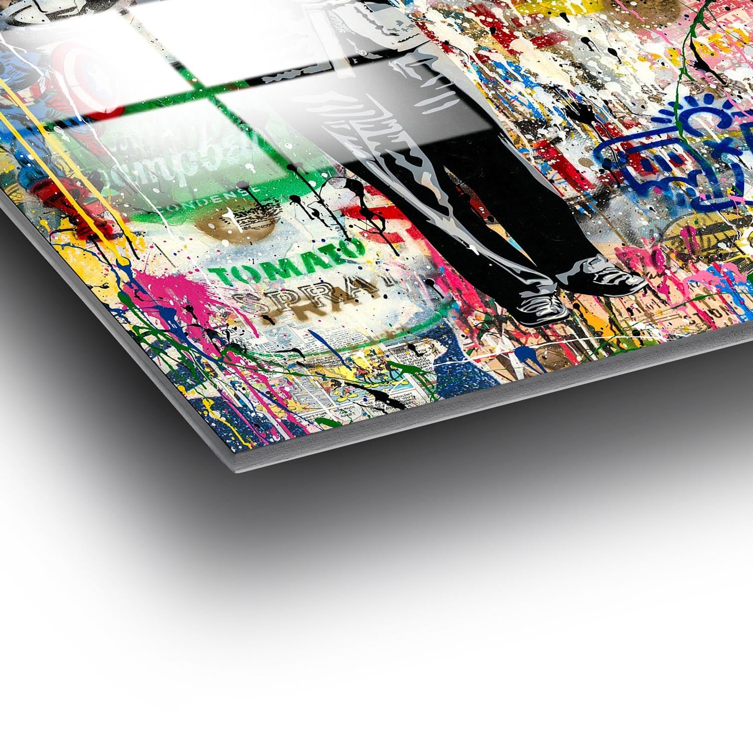 Verleihen Sie Ihrem Raum mit dem mehrfarbigen UV-Bild von Wallity einen Hauch von Eleganz! Dieses 70 x 100 cm große, hochwertige Kunstwerk aus gehärtetem Glas ist der perfekte Blickfang für jedes Zuhause.