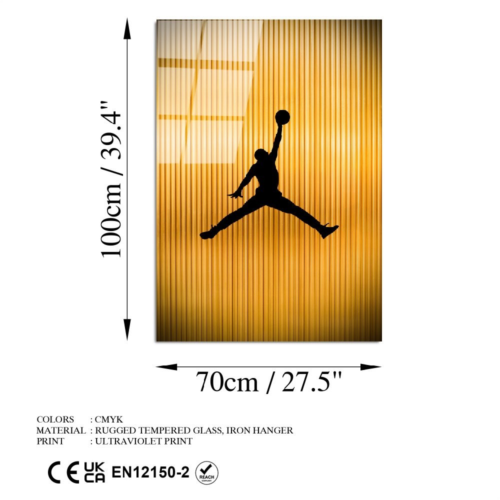 Entdecken Sie das mehrfarbige UV Bild von Wallity! Dieses beeindruckende 70 x 100 cm große Hartglas-Gemälde bringt Kunst und Stil in Ihr Zuhause.