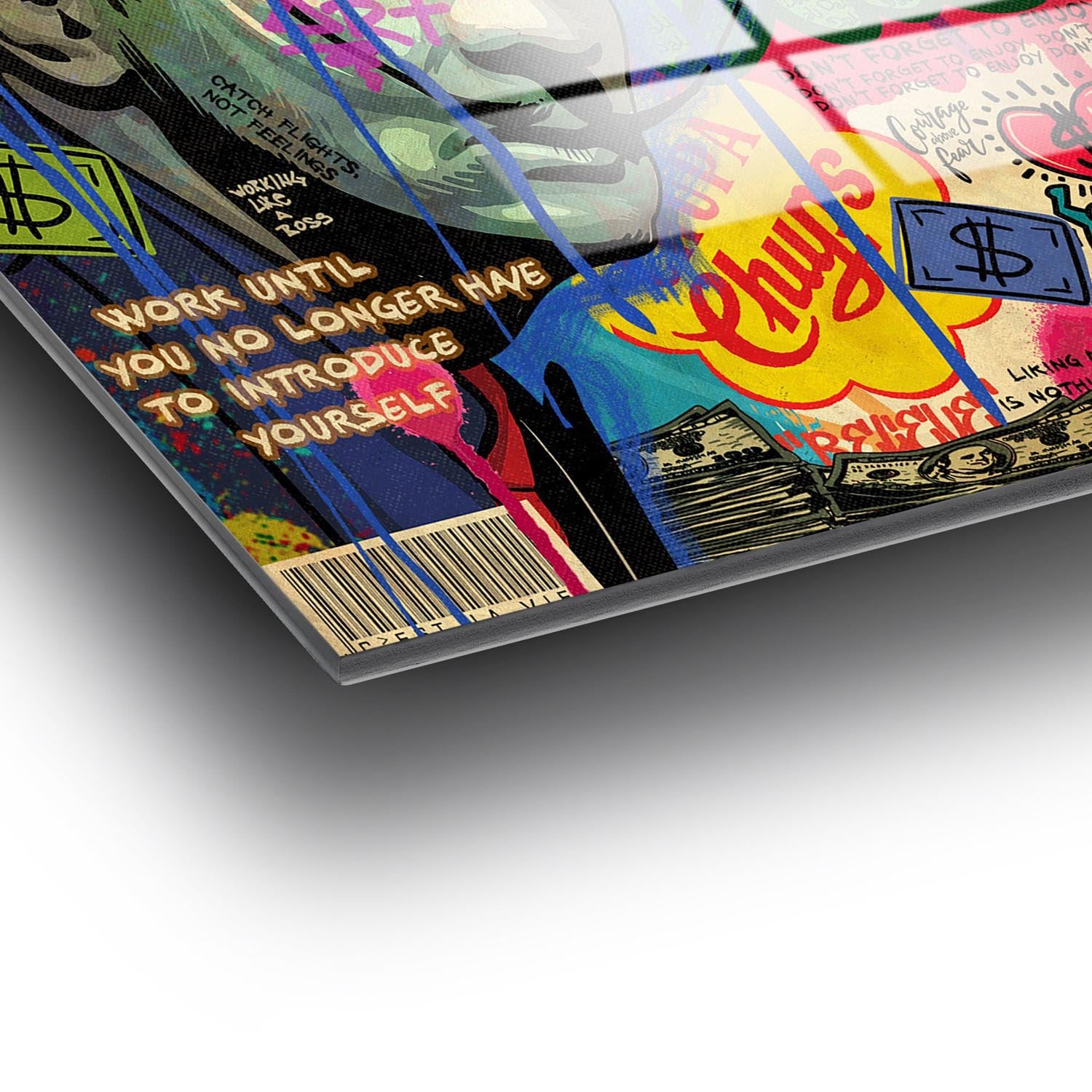 Verleihen Sie Ihrem Raum mit dem UV-817 von Wallity einen Hauch von Eleganz. Dieses langlebige Hartglasbild begeistert mit strahlenden Farben und exquisite Handwerkskunst.