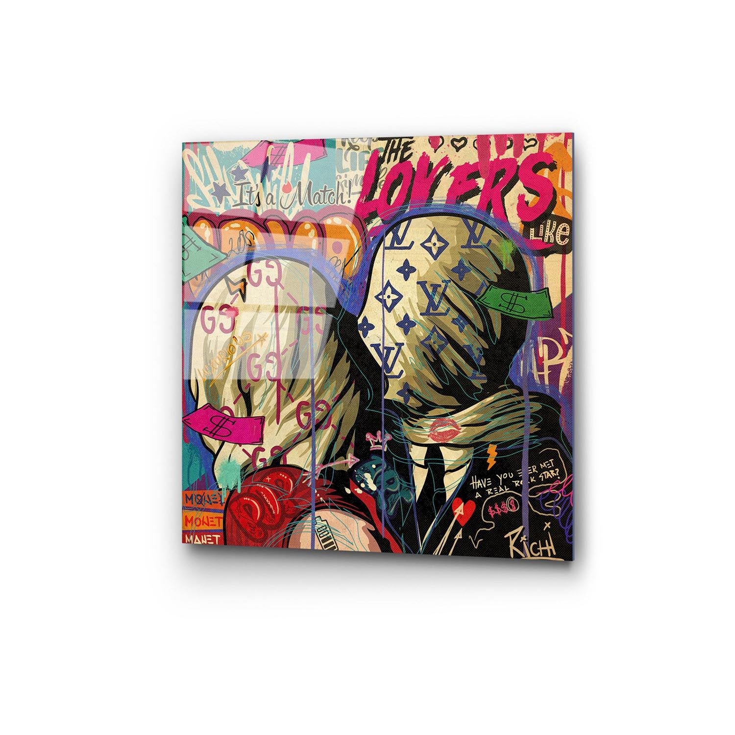 UV-838 - 50 x 50 in Mehrfarbig präsentiert im Onlineshop von KAQTU Design AG. Bild ist von Wallity