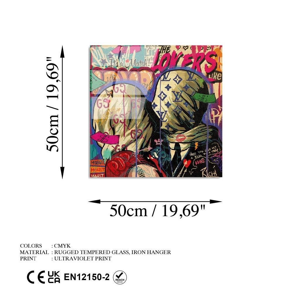 Entdecken Sie die faszinierende Schönheit des mehrfarbigen UV-Bildes von Wallity. Robust, farbenfroh und perfekt für jedes Zuhause!