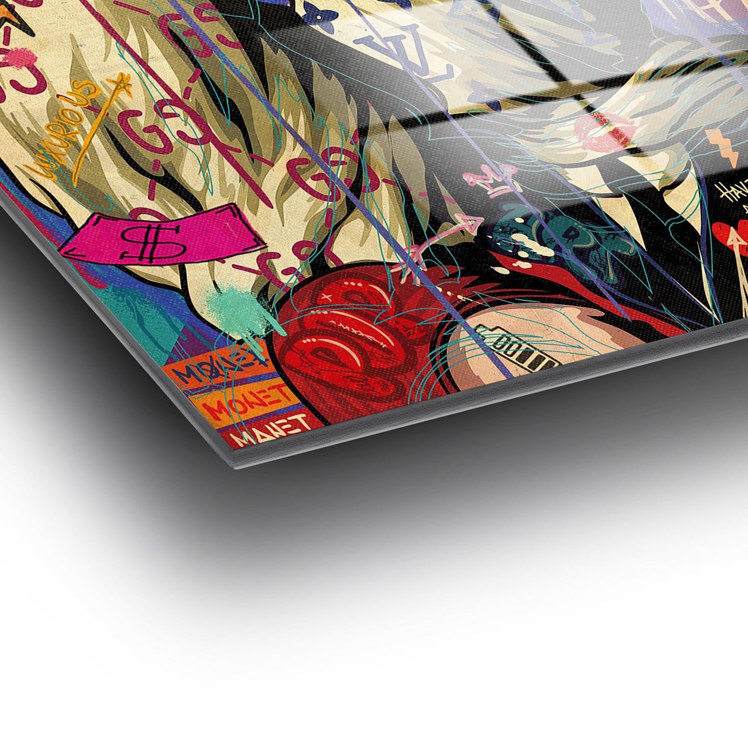 Verleihen Sie Ihrem Raum mit dem mehrfarbigen UV-Bild von Wallity einen Hauch von Eleganz. Langlebig, lebendig und ein echter Blickfang!